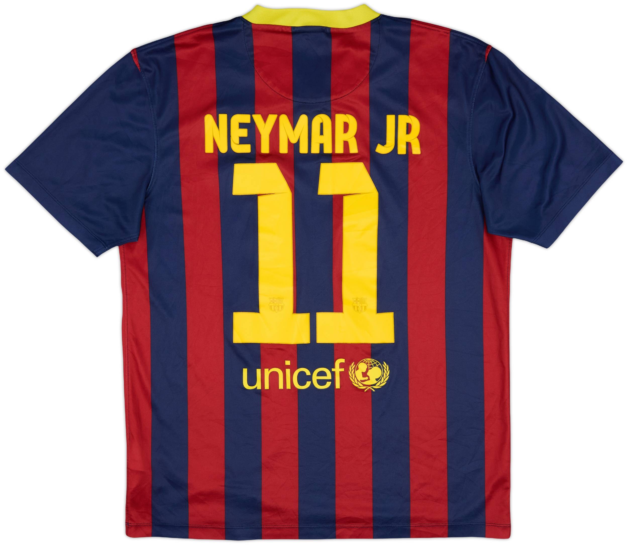 2013-14 Barcelona Basic Home Shirt Neymar Jr #11 - 5/10 - (M)