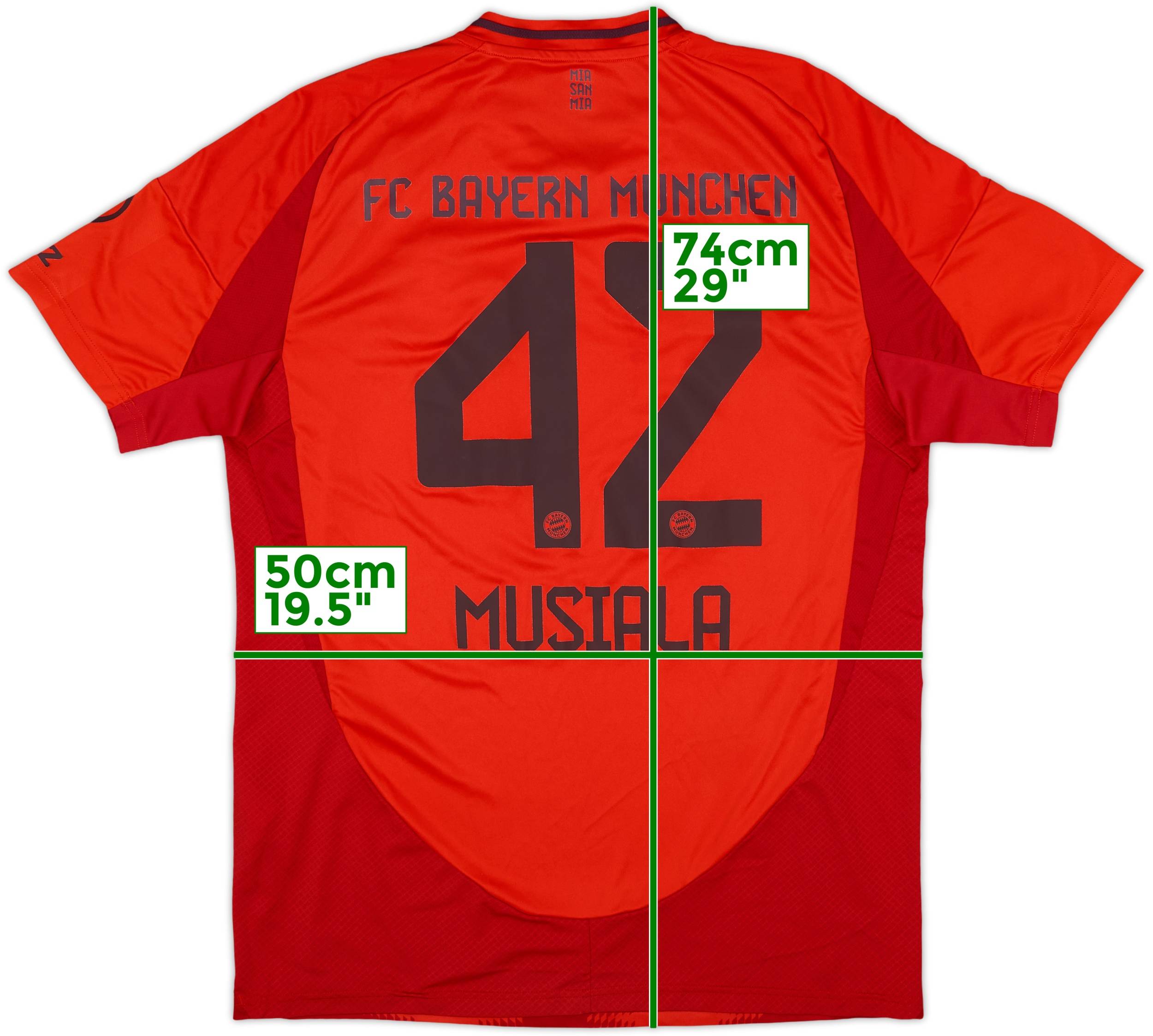FC Bayern München MUSIALA 42 シャツ 2024-25 Bayern Munich Home Shirt Musiala #42 - 7/10 - (L)