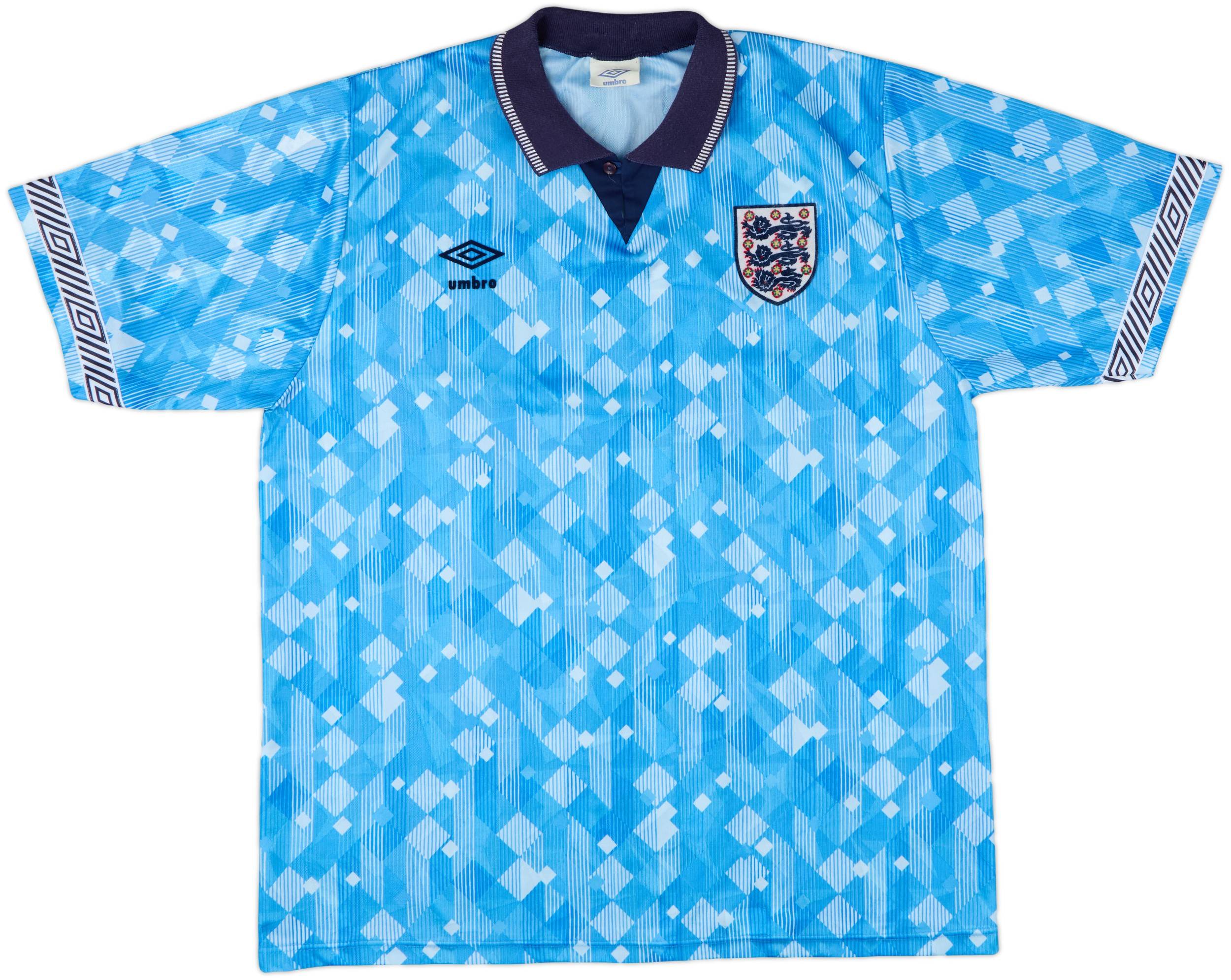 1990-92 England Third Shirt - 9/10 - (L)