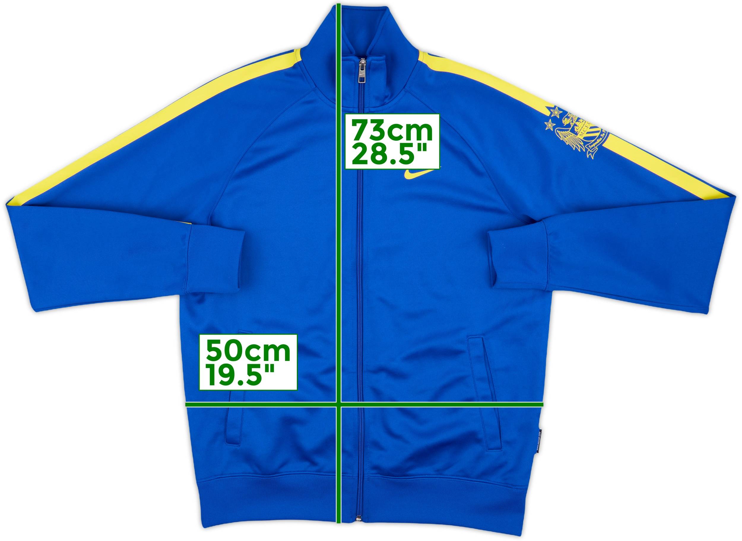 2014-15 Manchester City Nike Track Jacket - 9/10 - (M)
