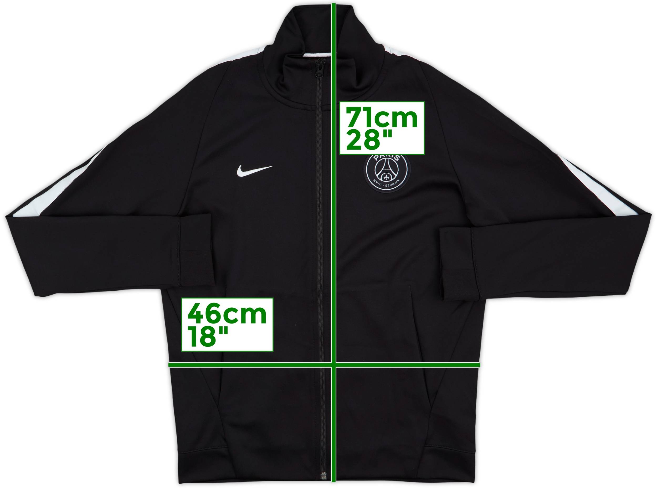 Nike Paris Saint-Germainジャケット Sサイズ ブラック 2017-18 Paris Saint-Germain Nike Track Jacket - 8/10 - (S)