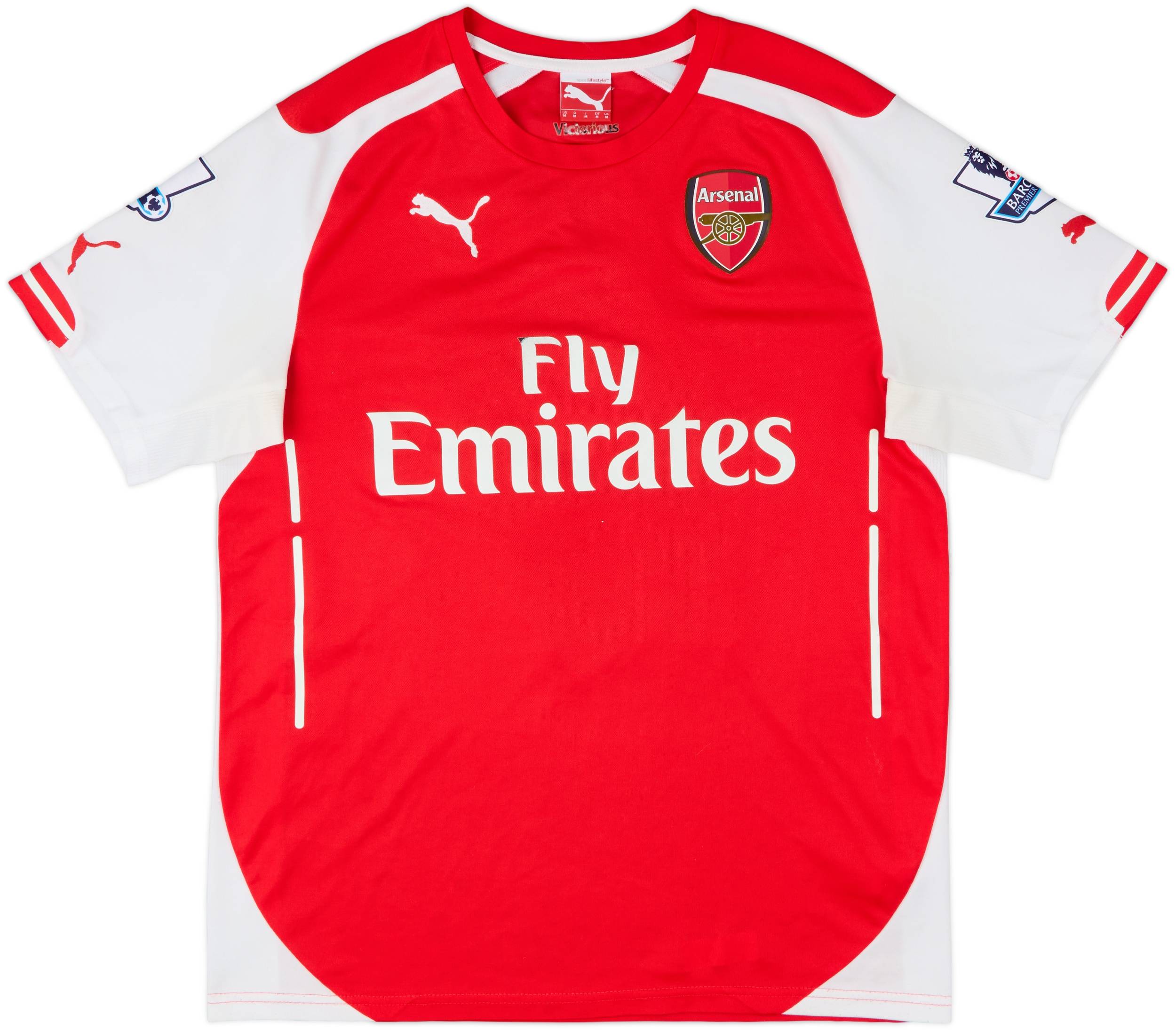 2014-15 Arsenal Home Shirt Alexis #17 - 5/10 - (M)