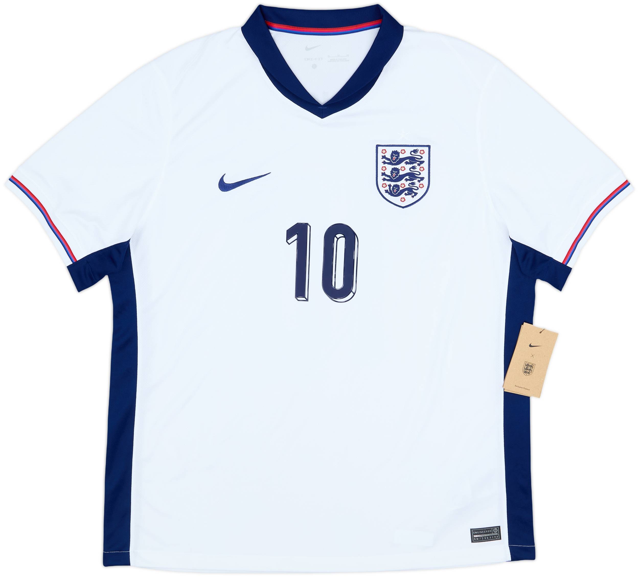 2024-25 England Home Shirt Bellingham #10 (XXL)