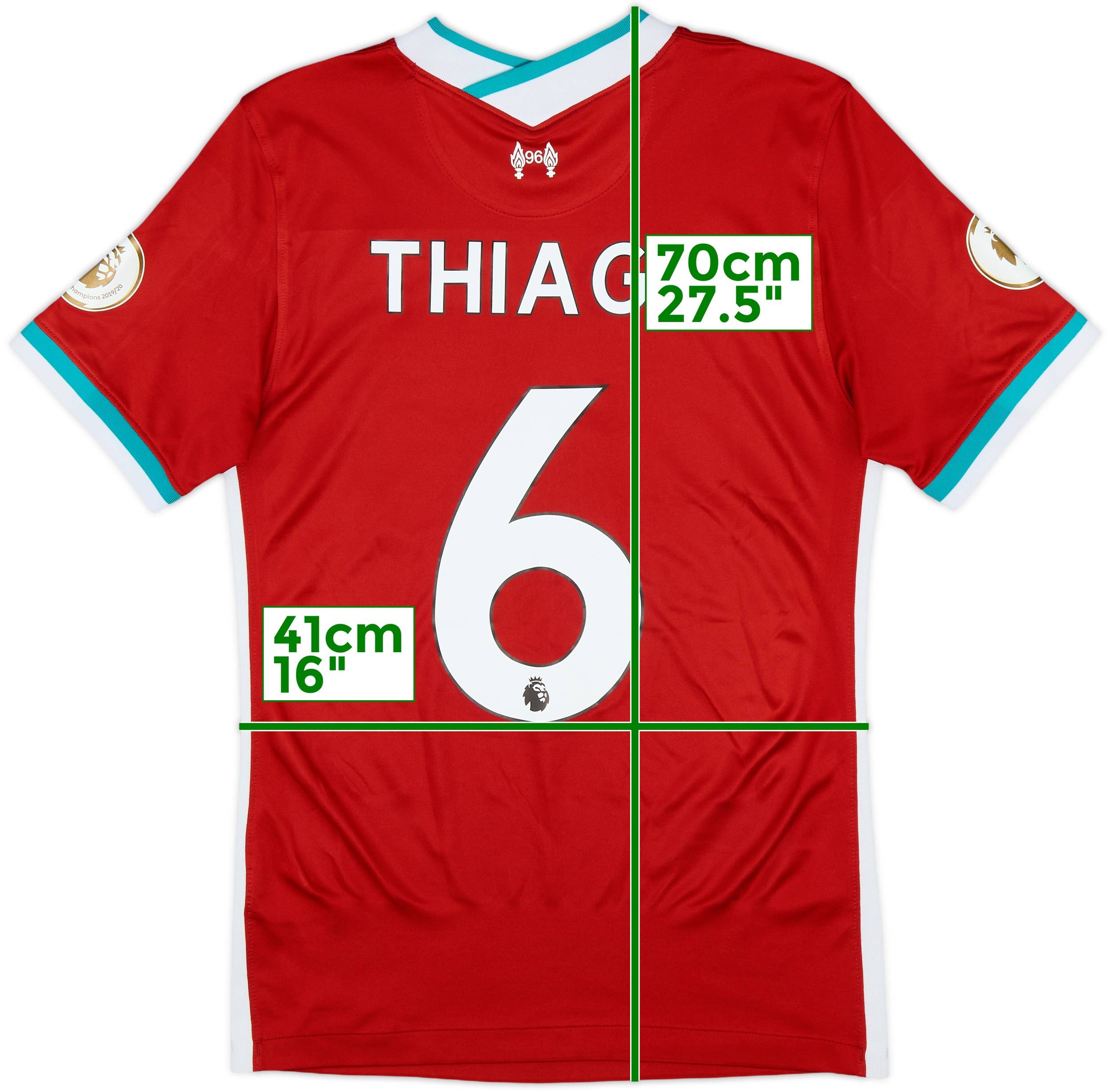 リバプール THIAGO 6 シャツ Nike Liverpool 22/23 Jersey THIAGO #6 Home Football Shirt Sz