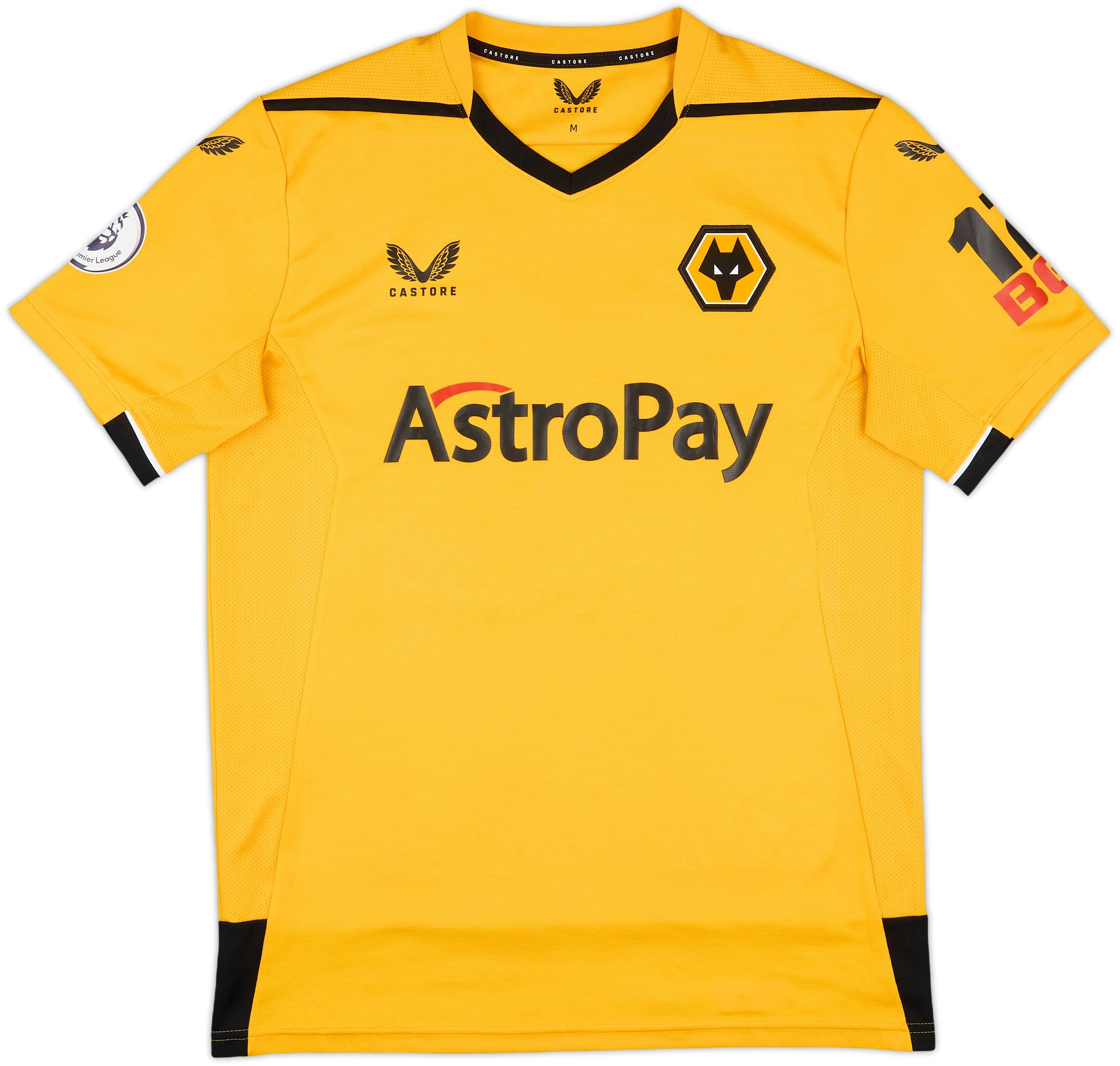 ウェア Wolves Retail Shirt L/S A MATHEUS N. 27 2022-23 Wolves Home Shirt Matheus N. #27 - 8/10 - (M)