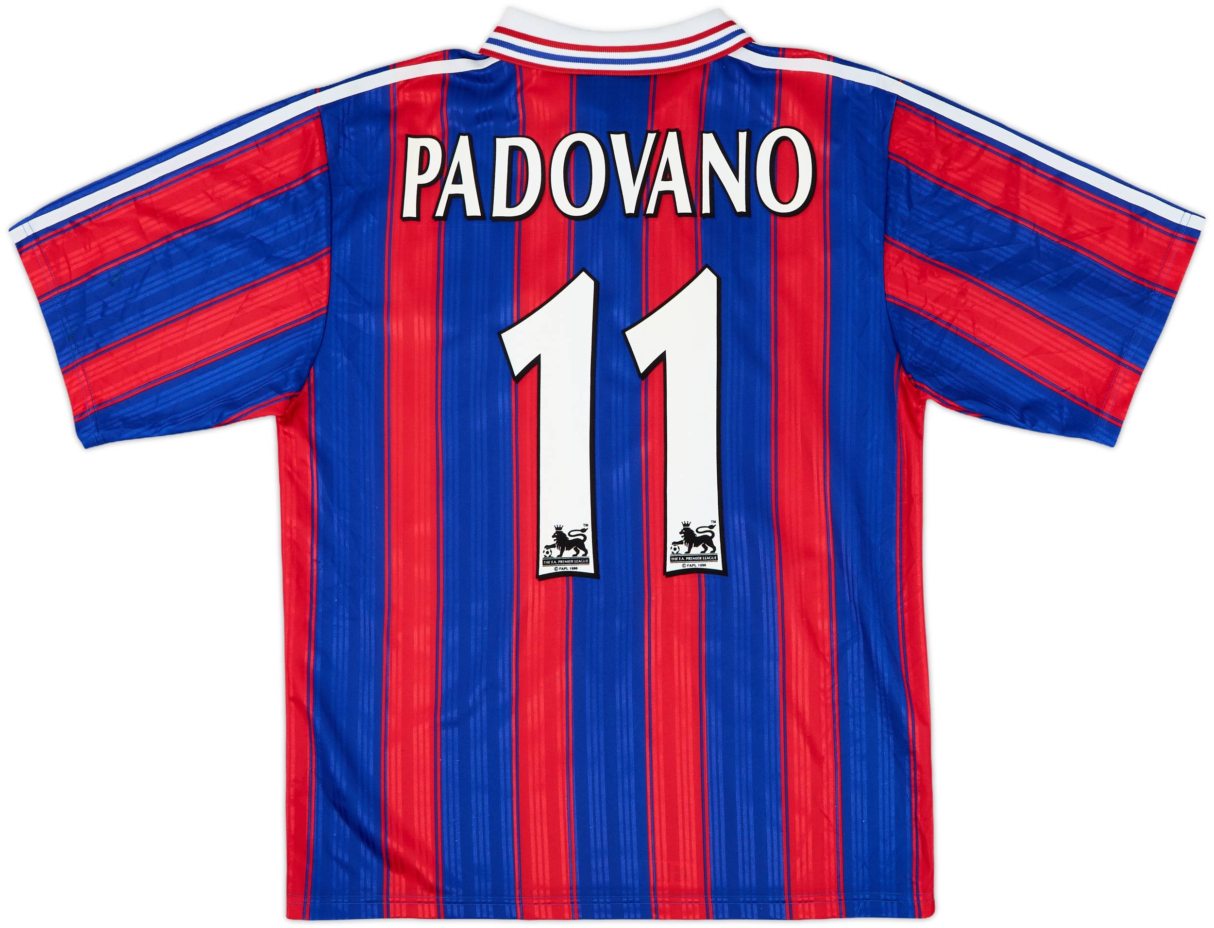 1996-98 Crystal Palace Home Shirt Padovano #11 8/10 (M)