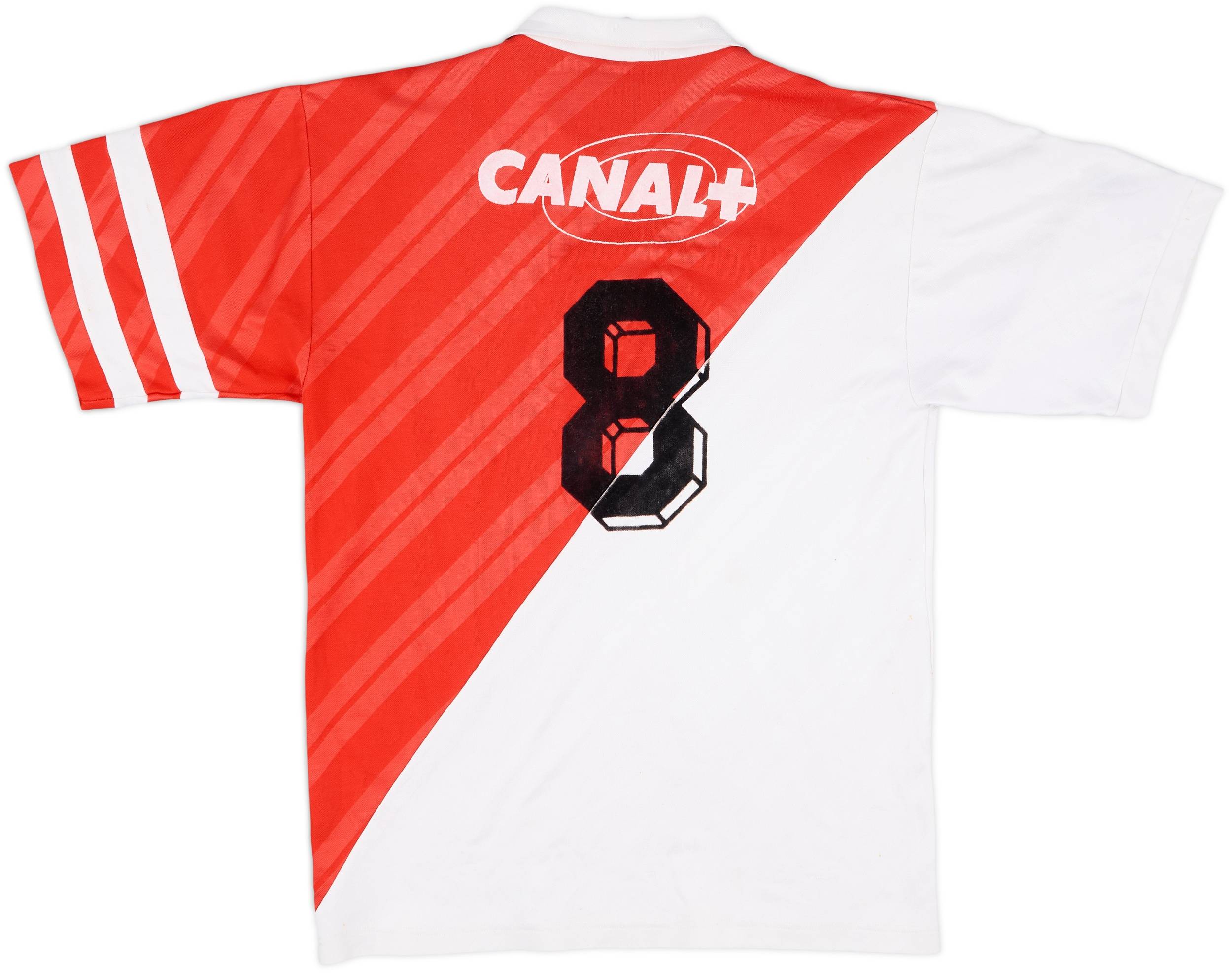 1989-90 Monaco Match Issue Home Shirt #8