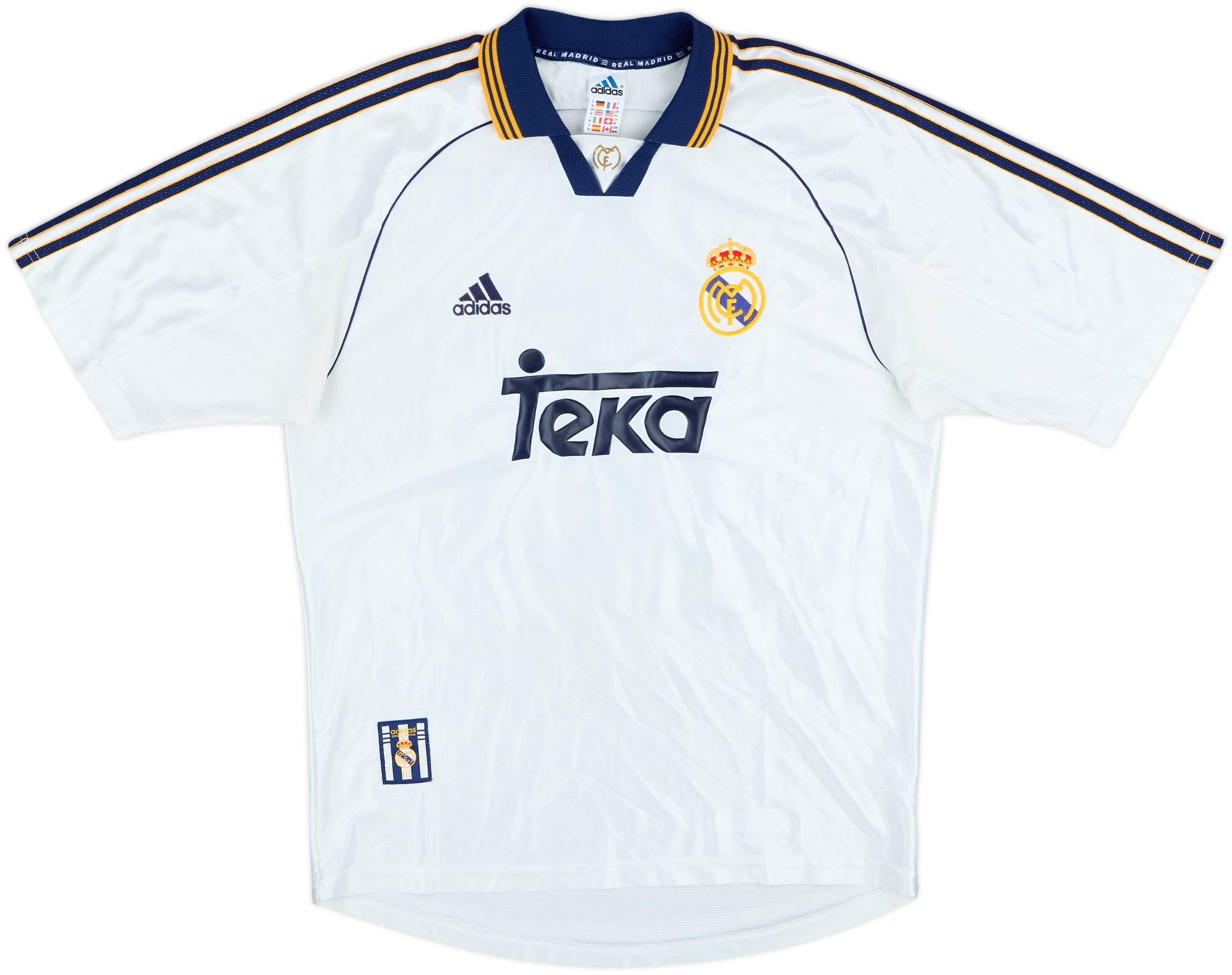 1998-00 Real Madrid Home Shirt Seedorf #10 - 8/10 - (M)