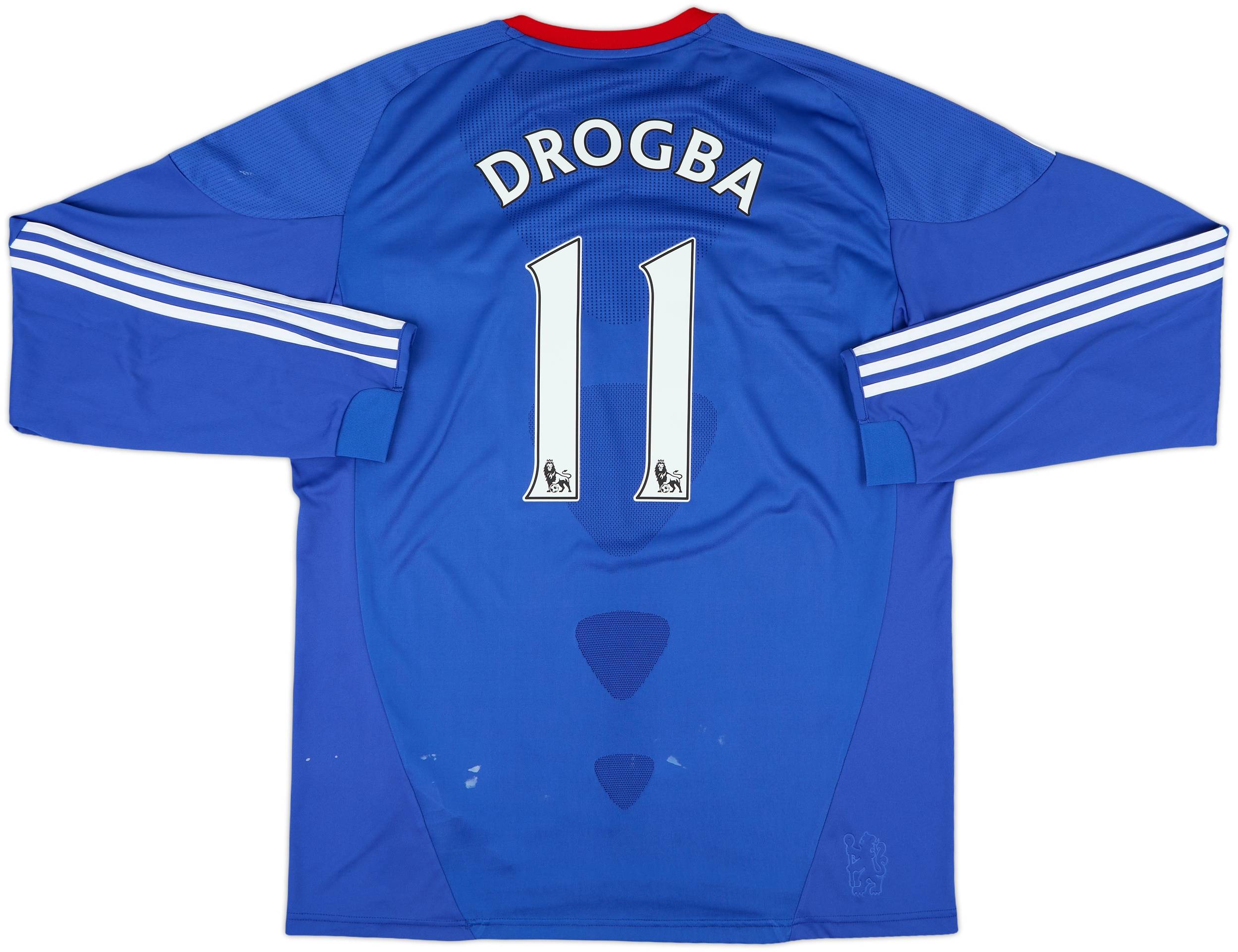 ウェア adidas CHELSEA DROGBA #11 2011-2012 adidas Chelsea FC Home Shirt DROGBA #11 SIZE S
