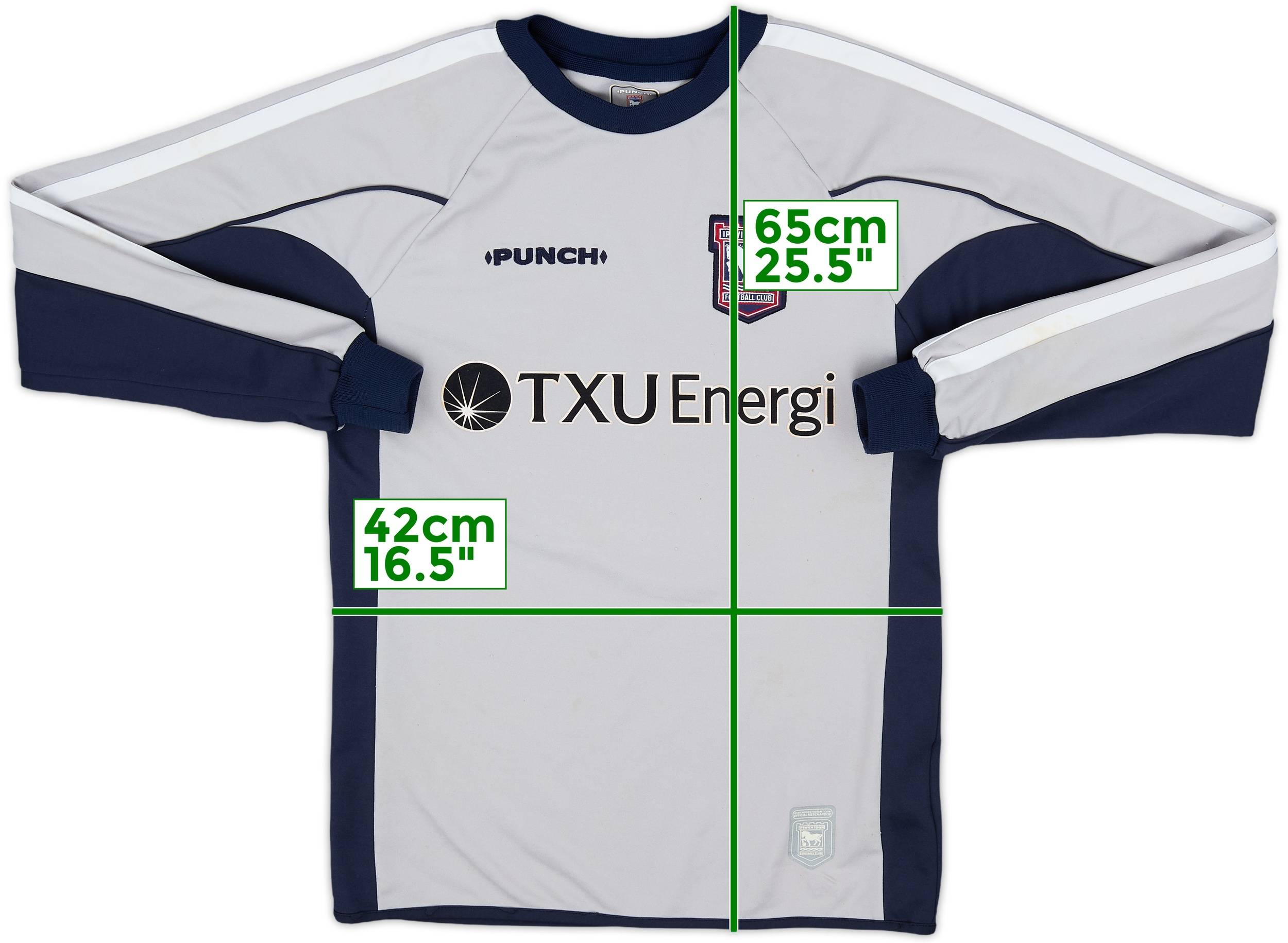 2001-02 Ipswich GK Shirt - 7/10 - (L.Boys)