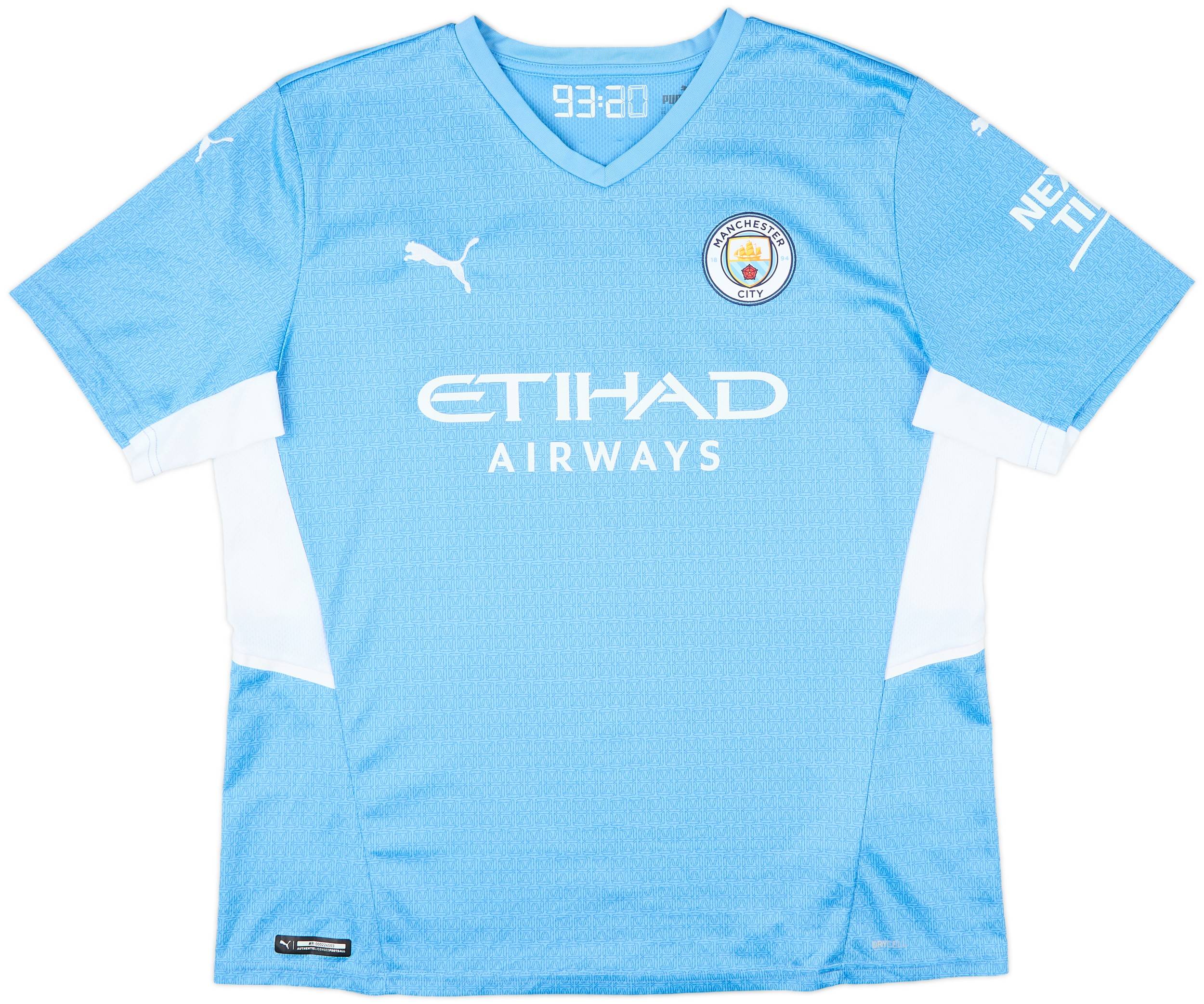 2021-22 Manchester City Home Shirt Foden #47 - 8/10 - (XL)