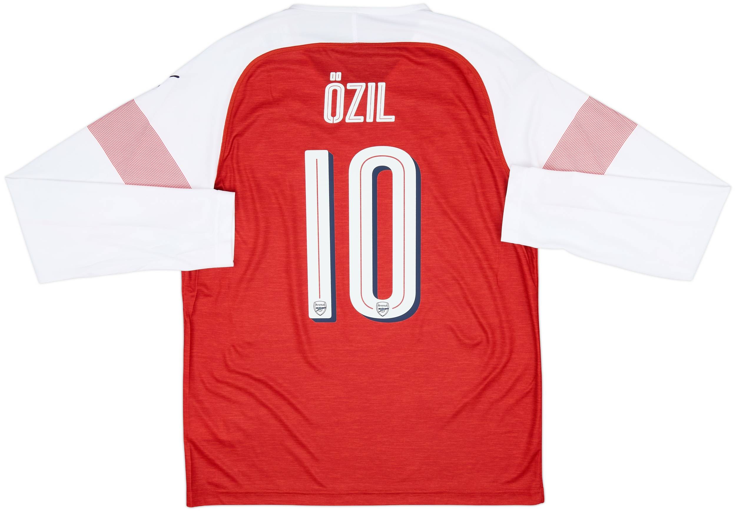 2018-19 Arsenal Home L/S Shirt Ozil #10 (L)