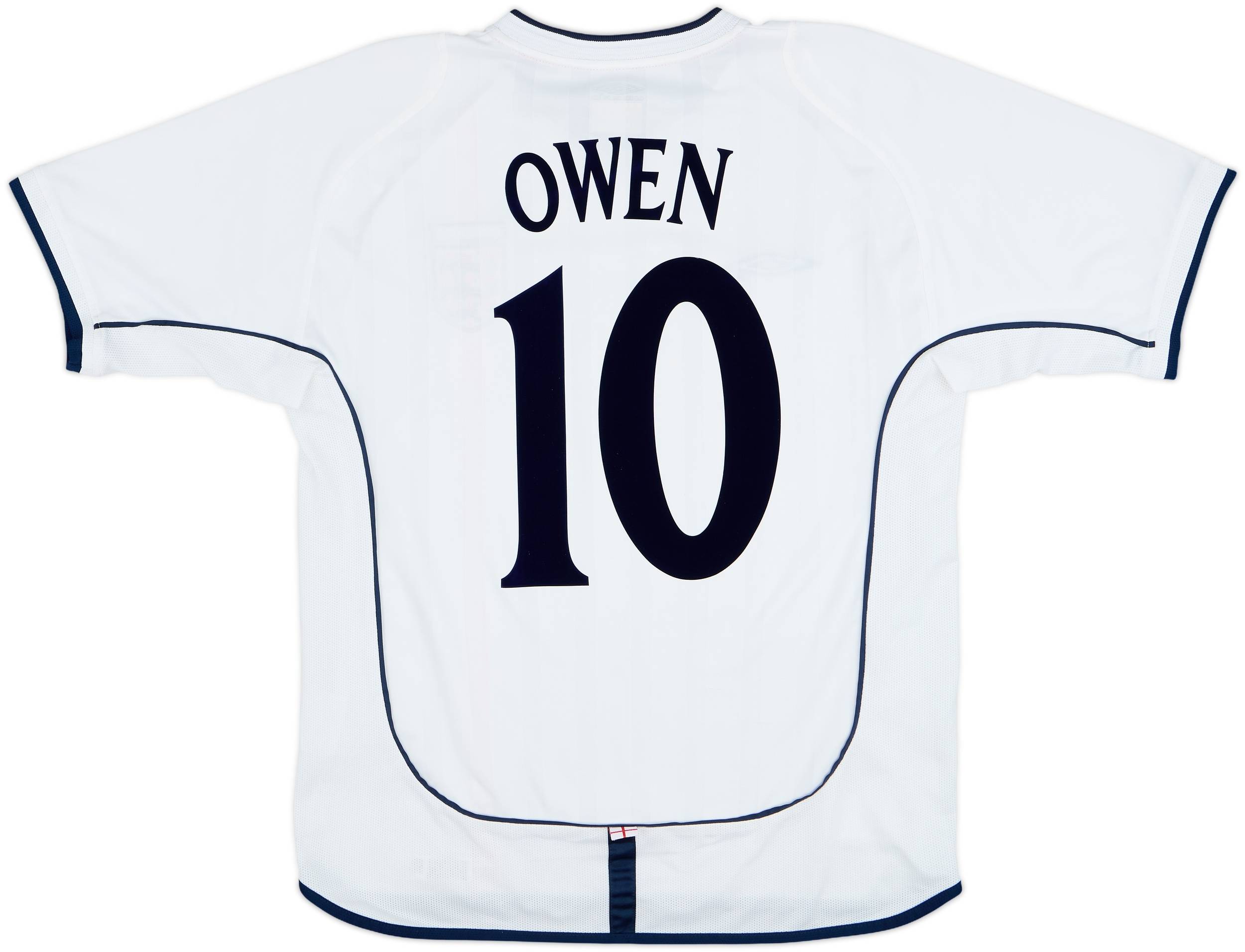 2001-03 England Home Shirt Owen #10 - 8/10 - (M)
