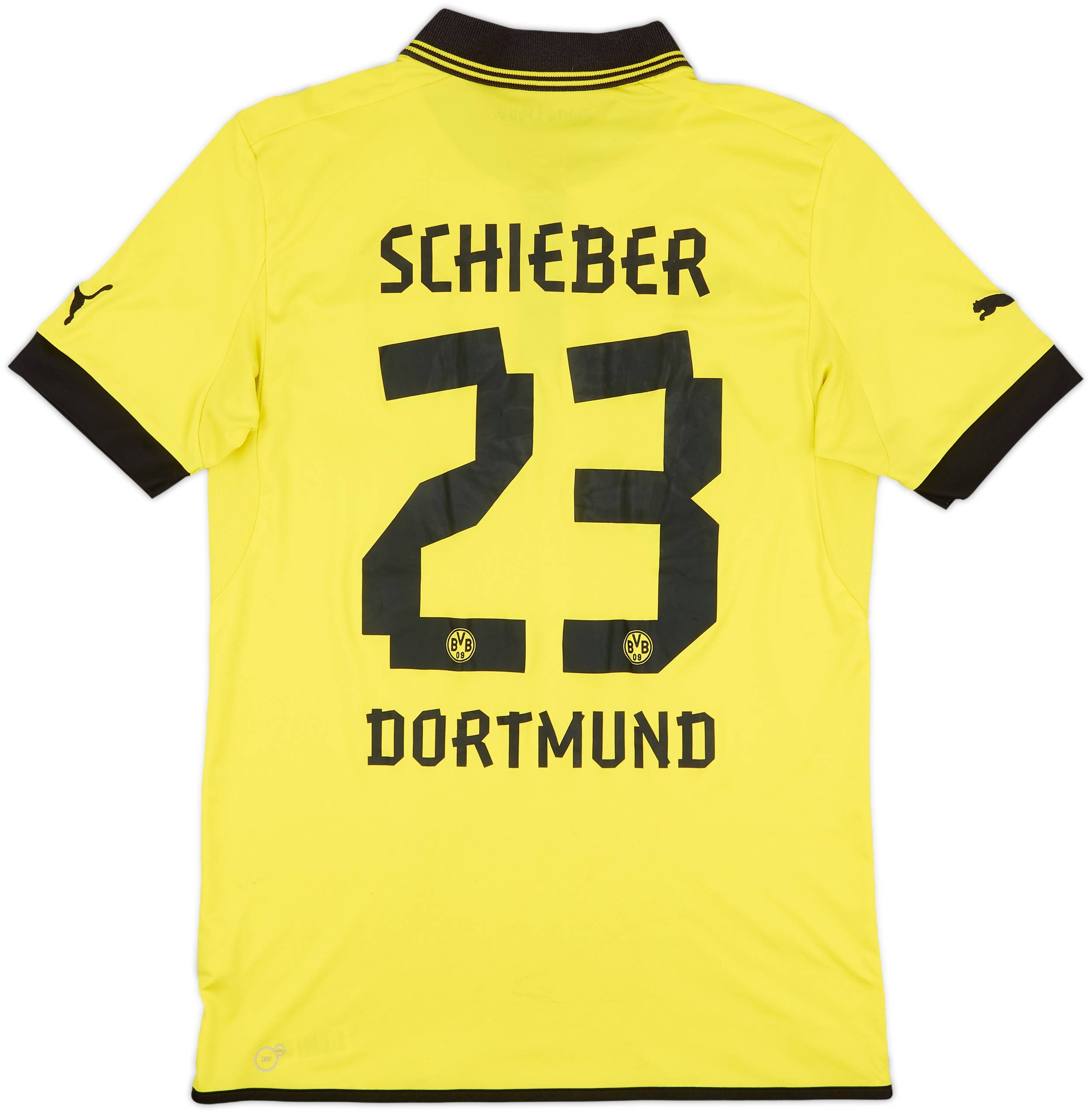 2012-13 Borussia Dortmund Home Shirt Schieber #23 - 6/10 - (L)