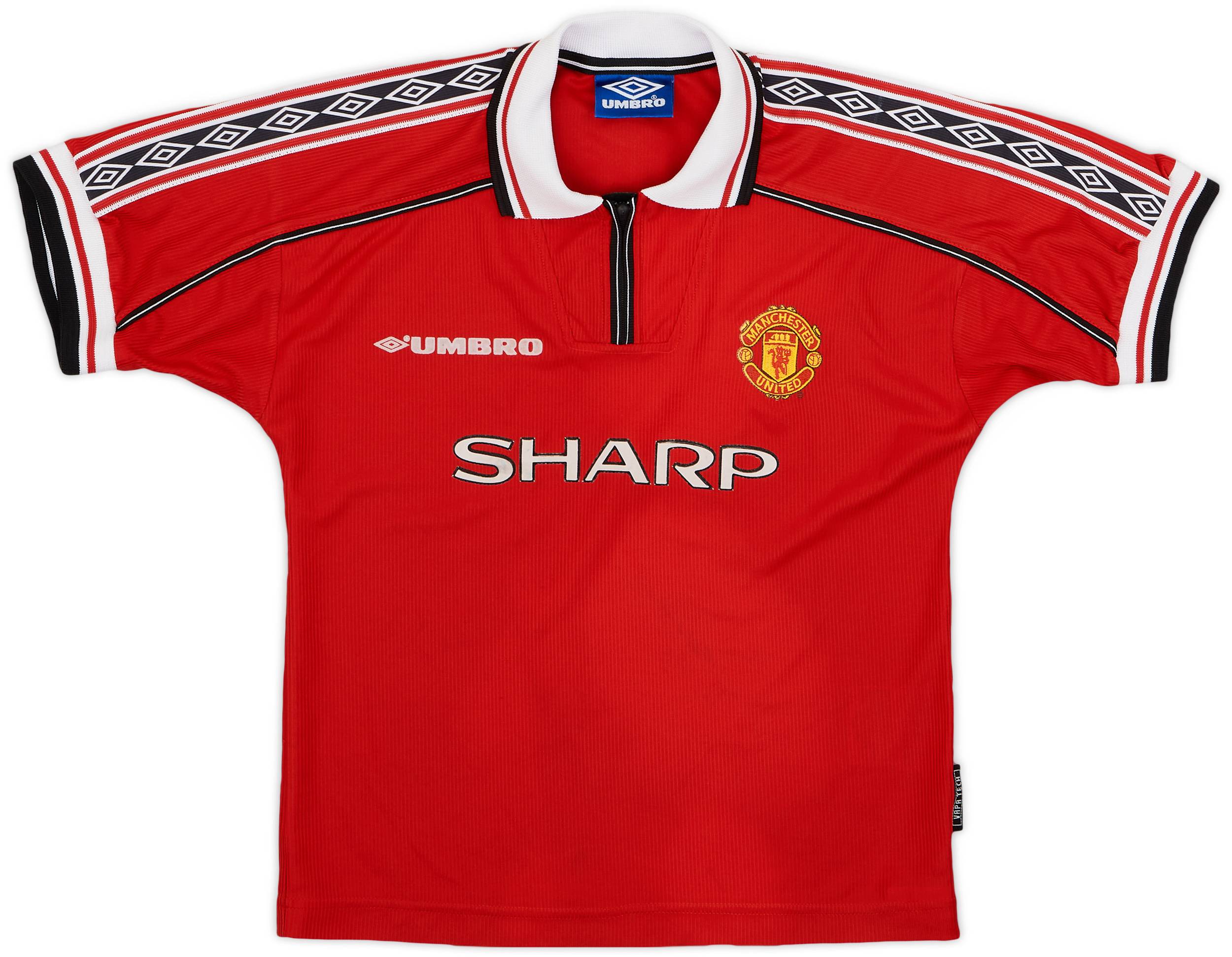 1998-00 Manchester United Home Shirt - 8/10 - (S.Boys)