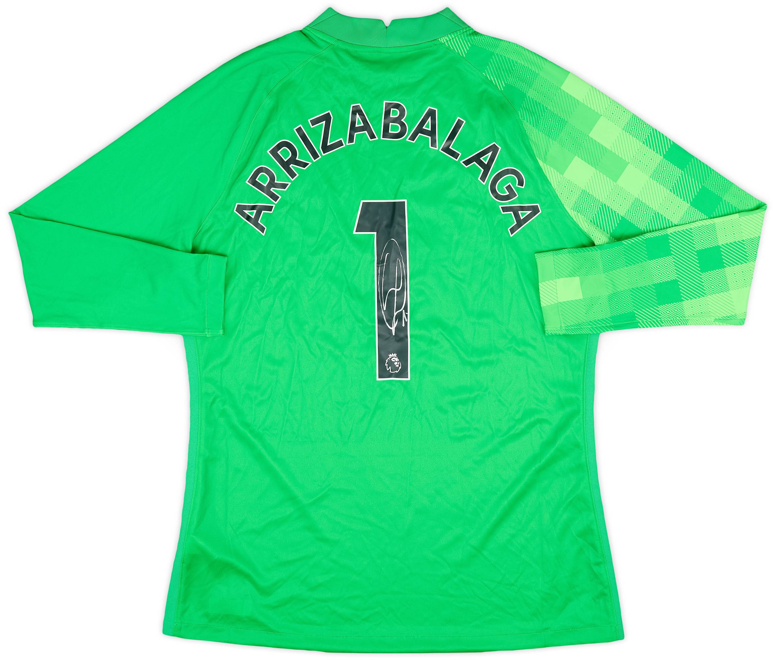2021-22 Chelsea Signed GK Shirt Arrizabalaga #1