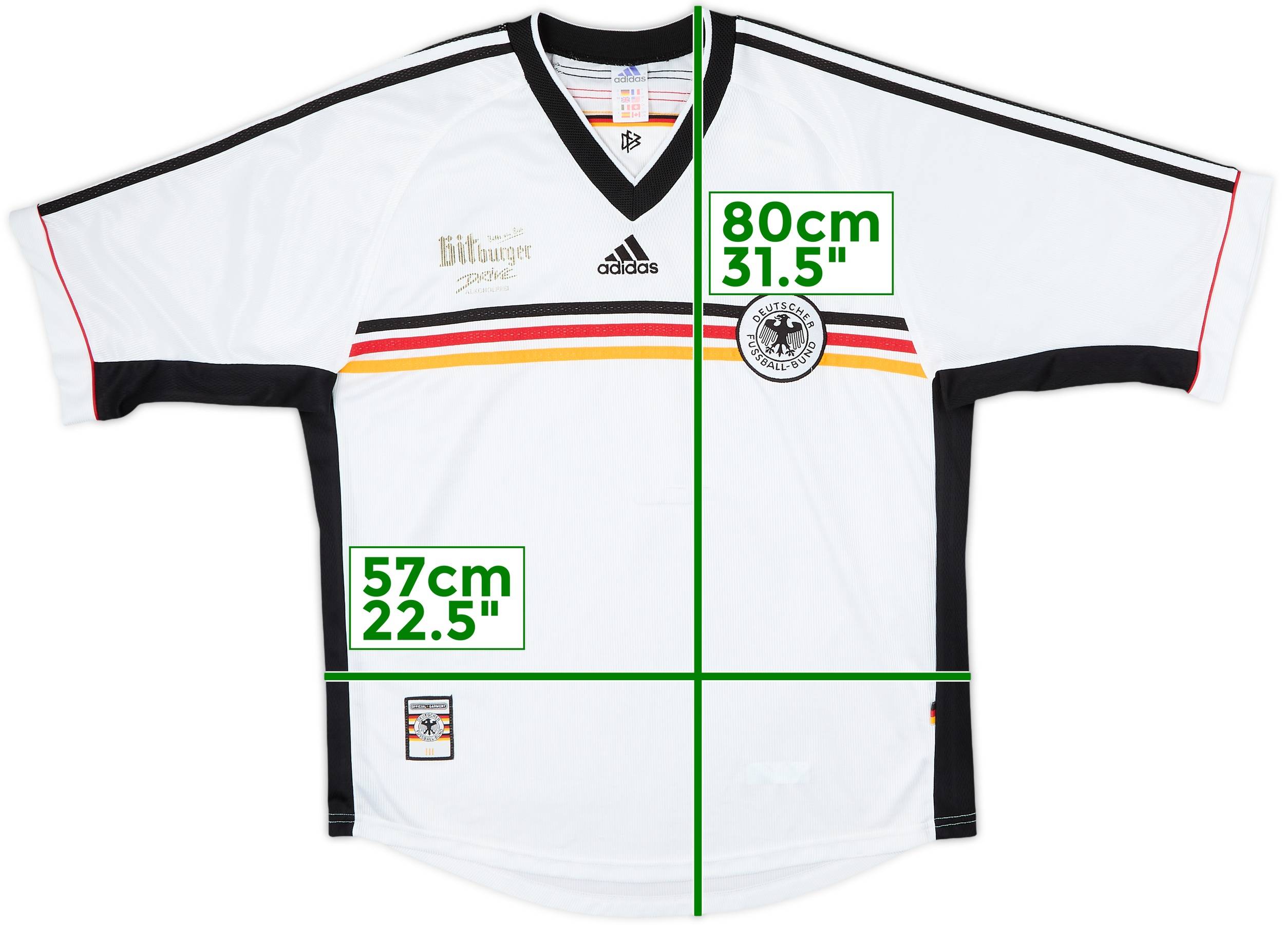 1998-00 Germany Home/Training Shirt - 5/10 - (L)
