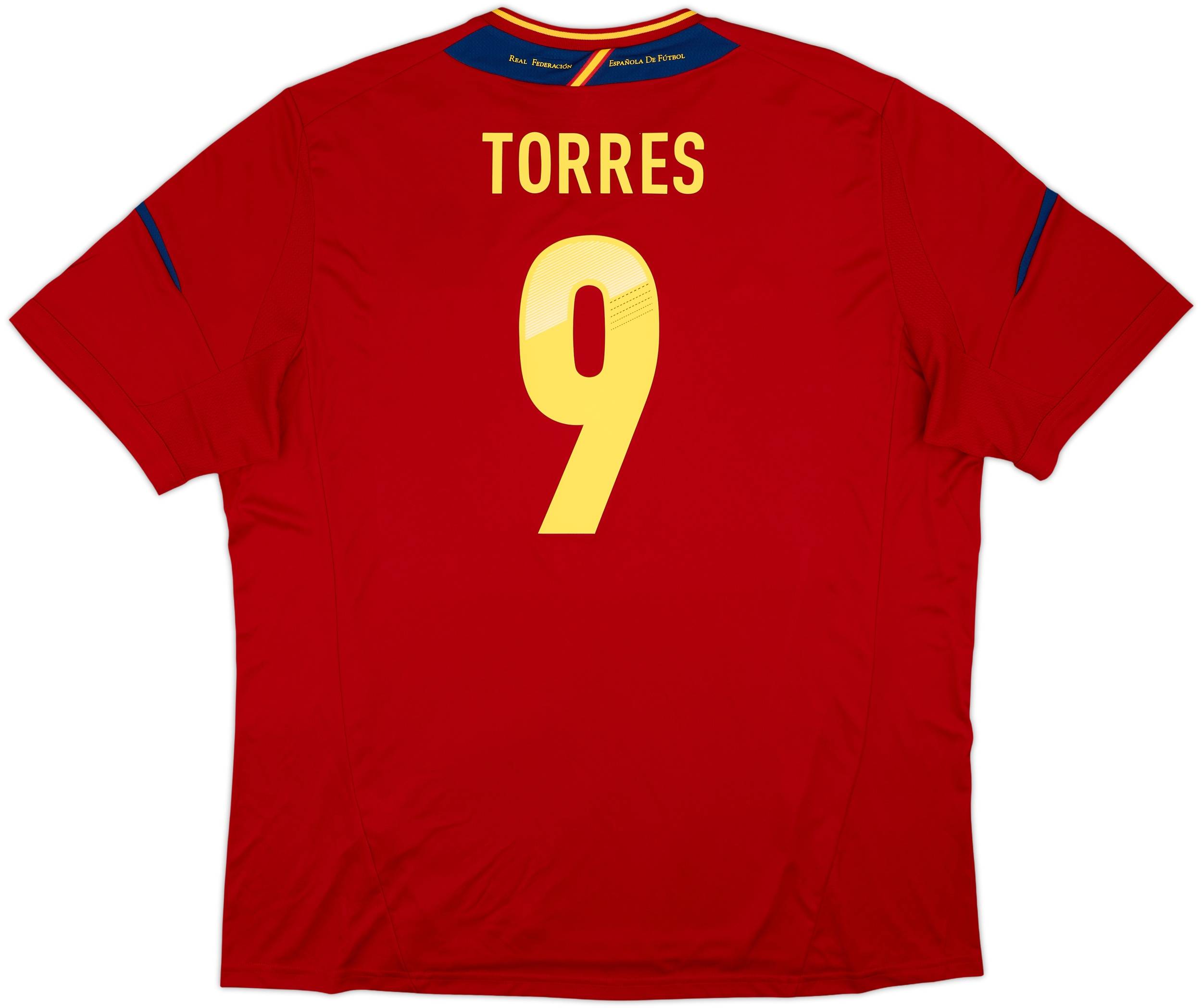 2011-12 Spain Home Shirt Torres #9 (XXL)