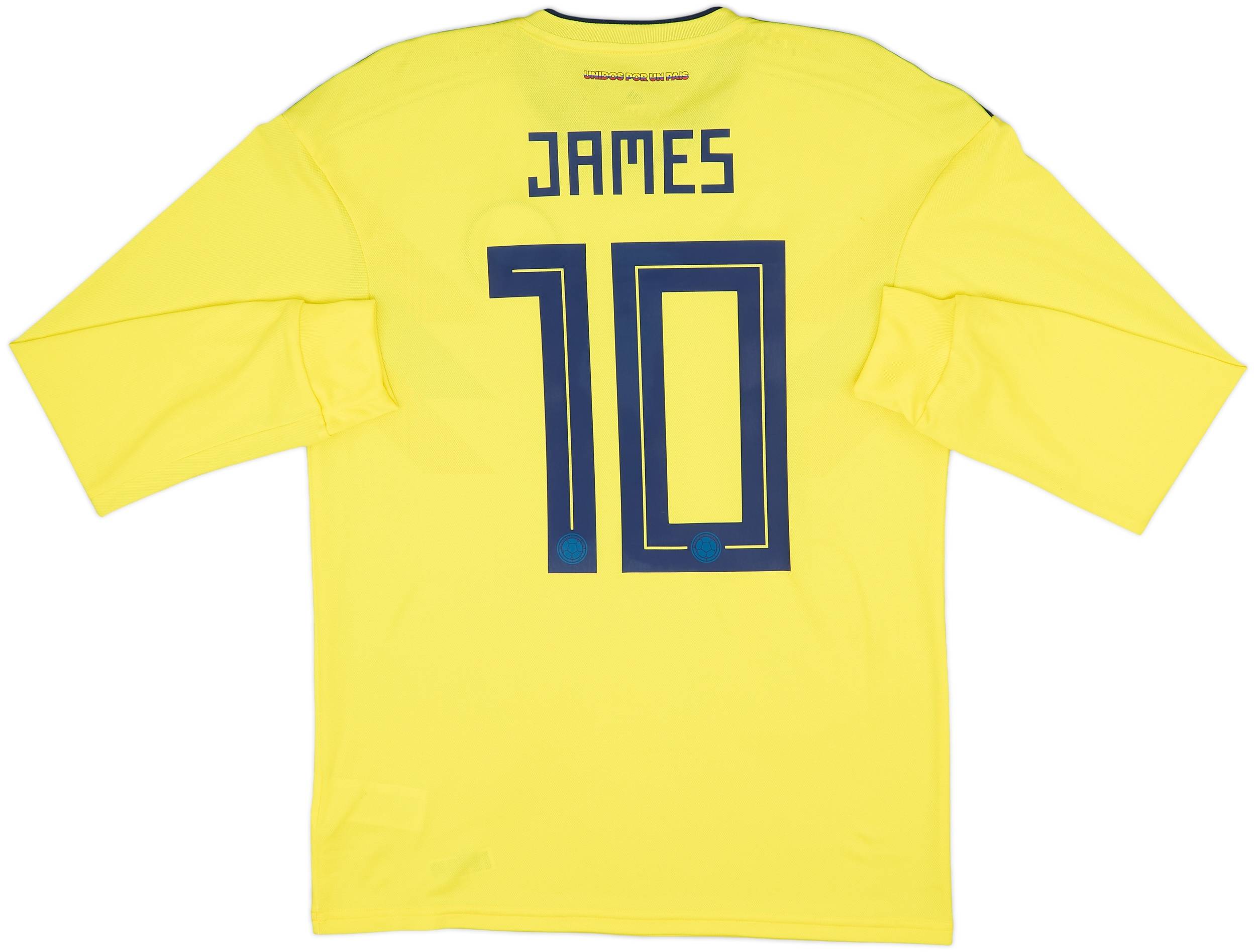 2018-19 Colombia Home L/S Shirt James #10 (M)