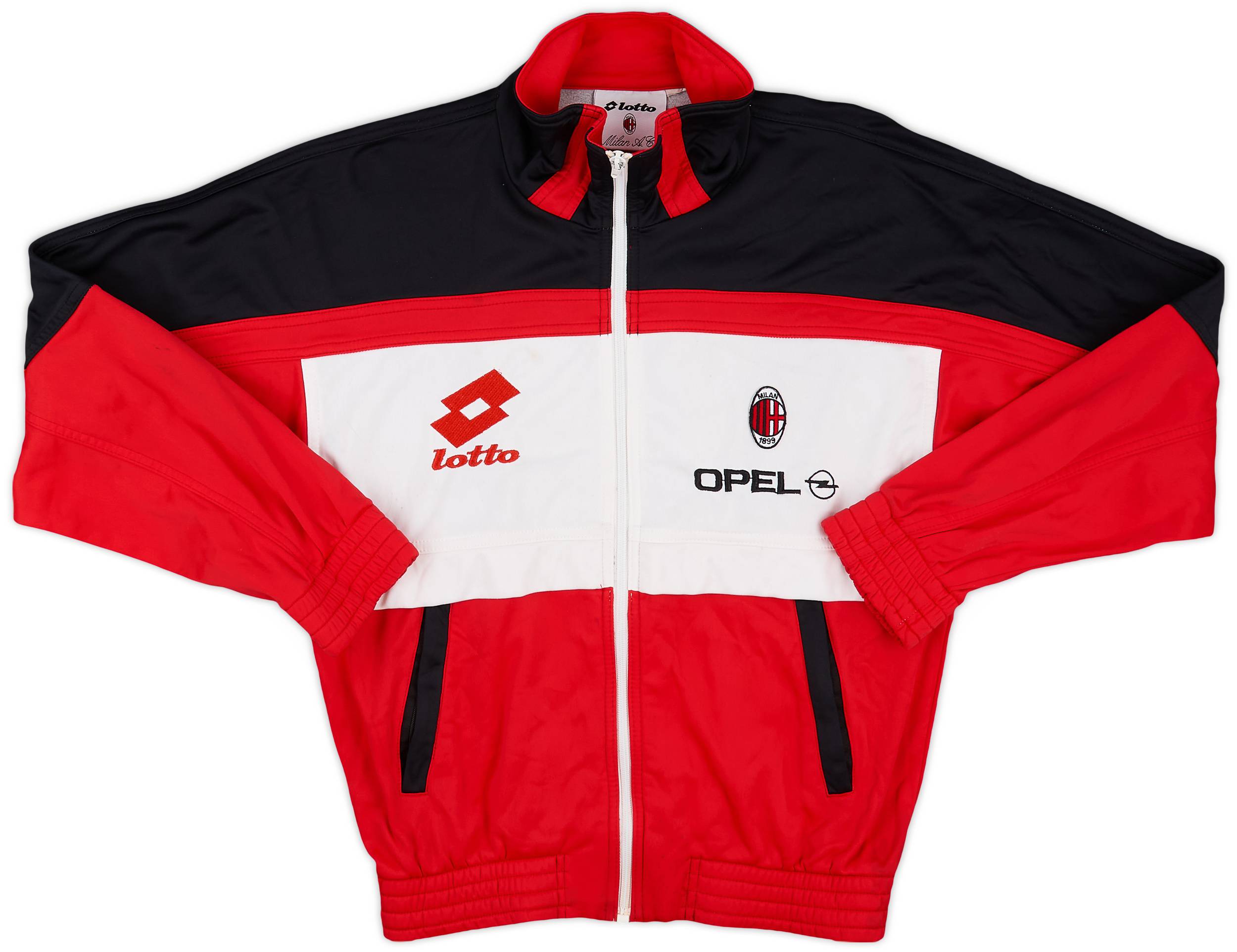1994-95 AC Milan Lotto Track Jacket - 7/10 - (M)