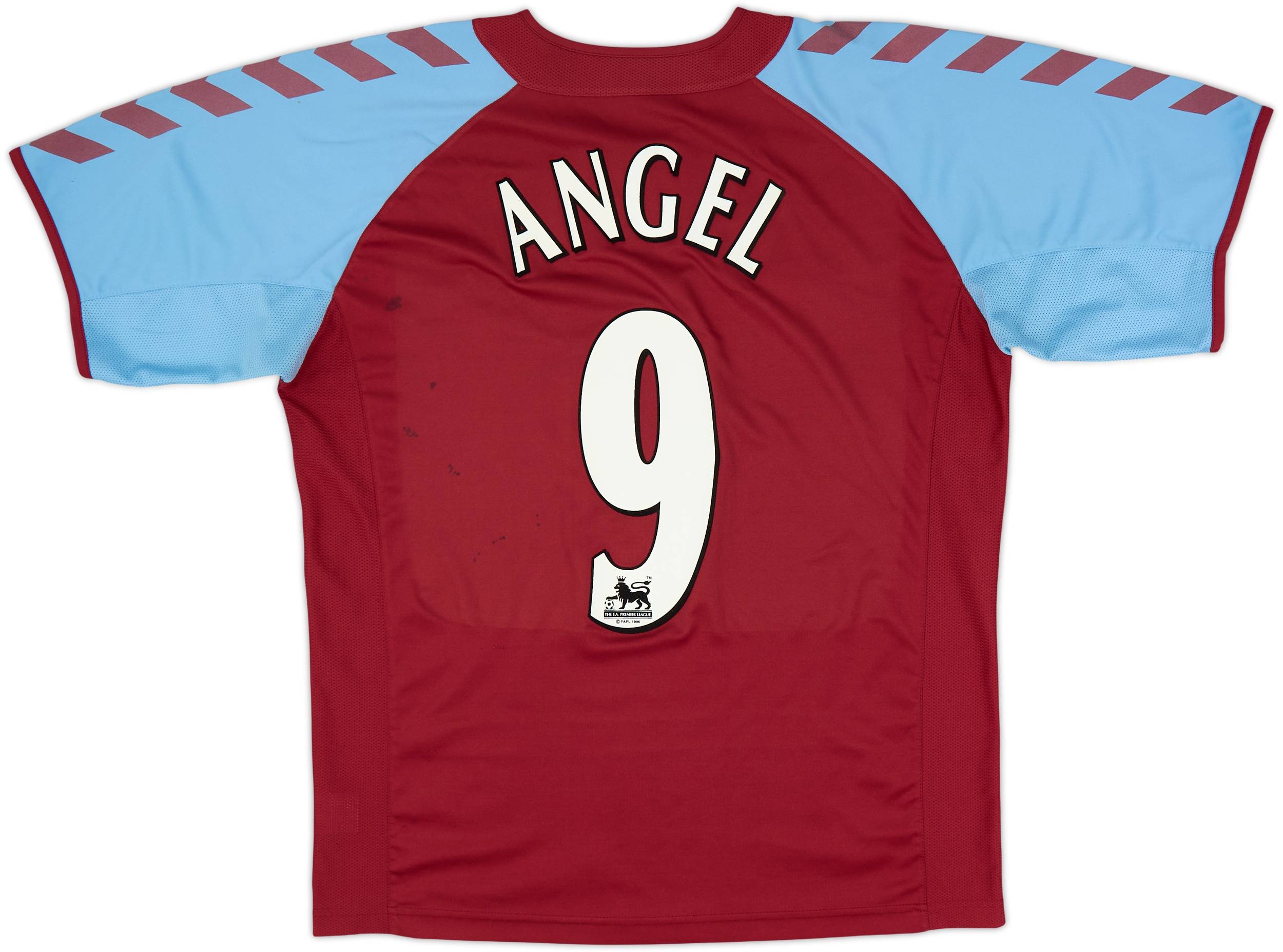 Camiseta de local del Aston Villa 2004-05 Angel #9 - 6/10 - (XL)