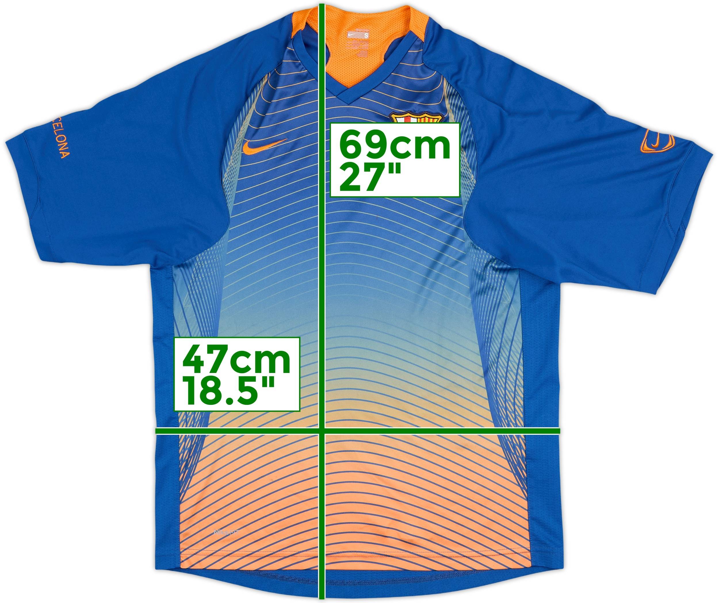 2007-08 Barcelona Nike Training Shirt - 8/10 - (S)