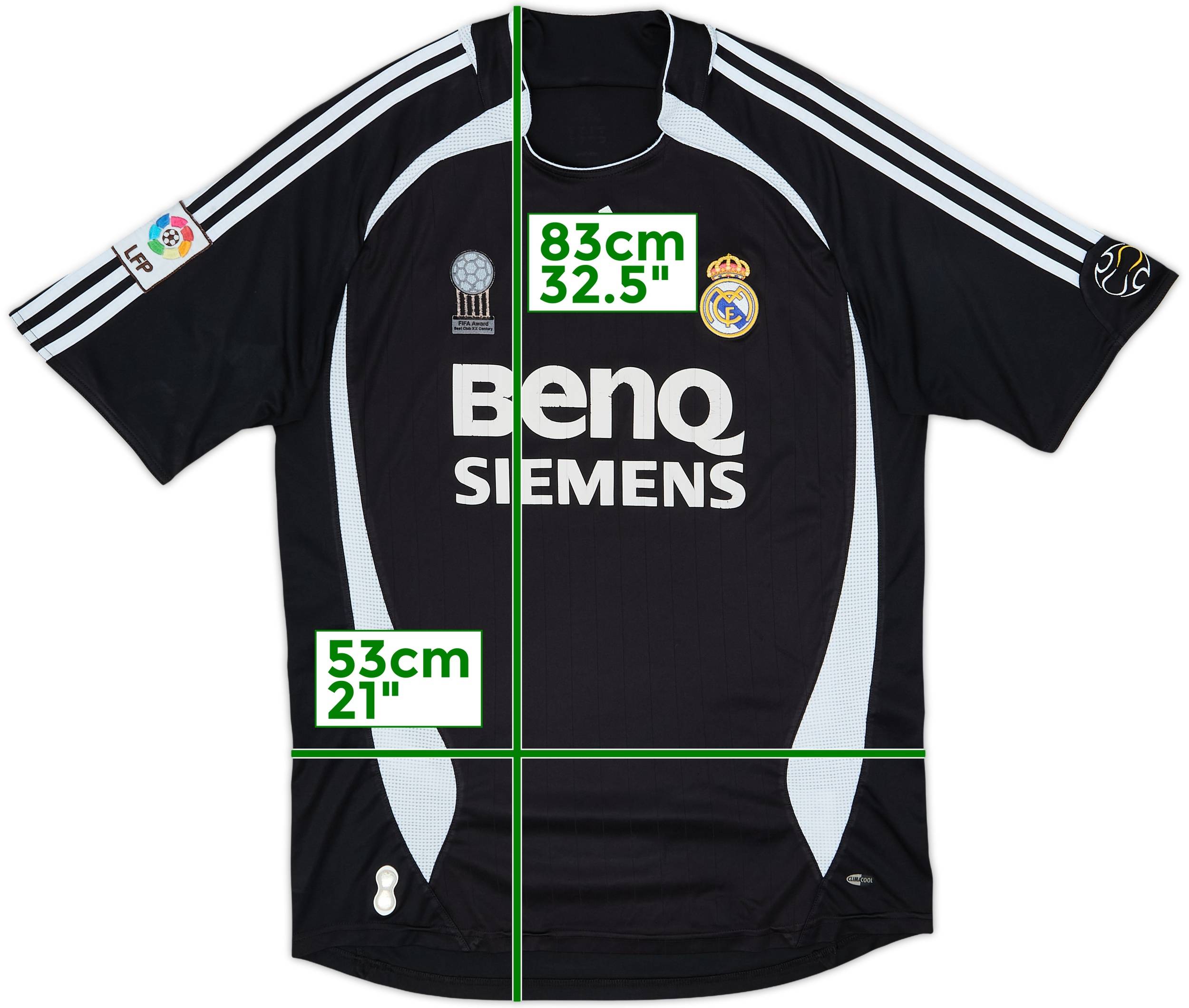 ヴィンテージユニフォーム05/06レアル・マドリードNo.7ラウール　アウェイ ヴィンテージユニフォーム05/06レアル・マドリードNo.7ラウール