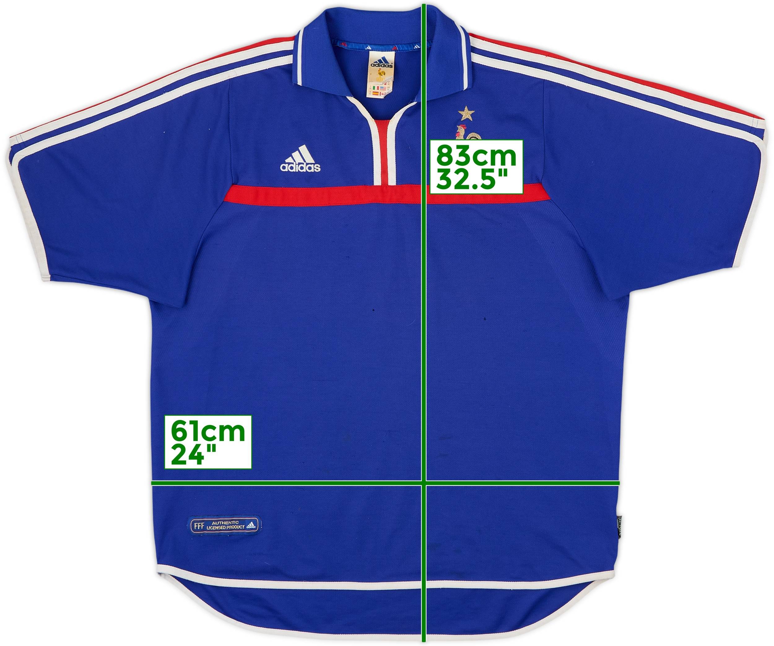 2000-02 France Home Shirt - 5/10 - (XL)