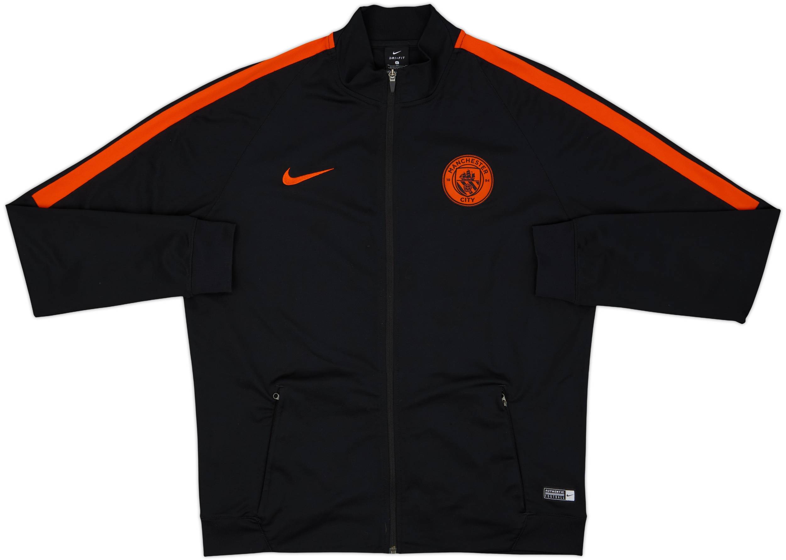 2016-17 Manchester City Nike Track Jacket - 8/10 - (XL)