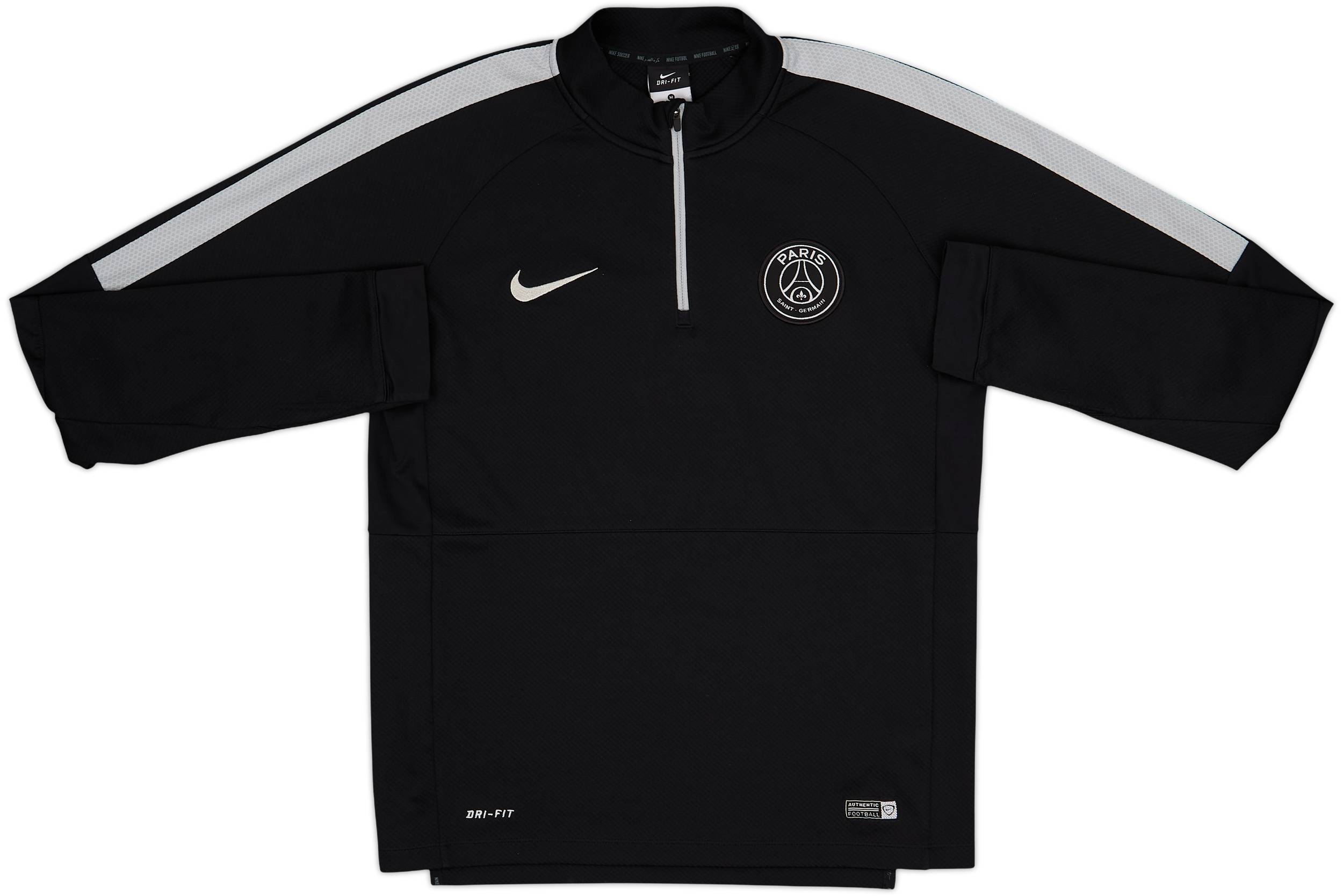 2014-15 Paris Saint-Germain Nike 1/4 Zip Drill Top - 8/10 - (M)