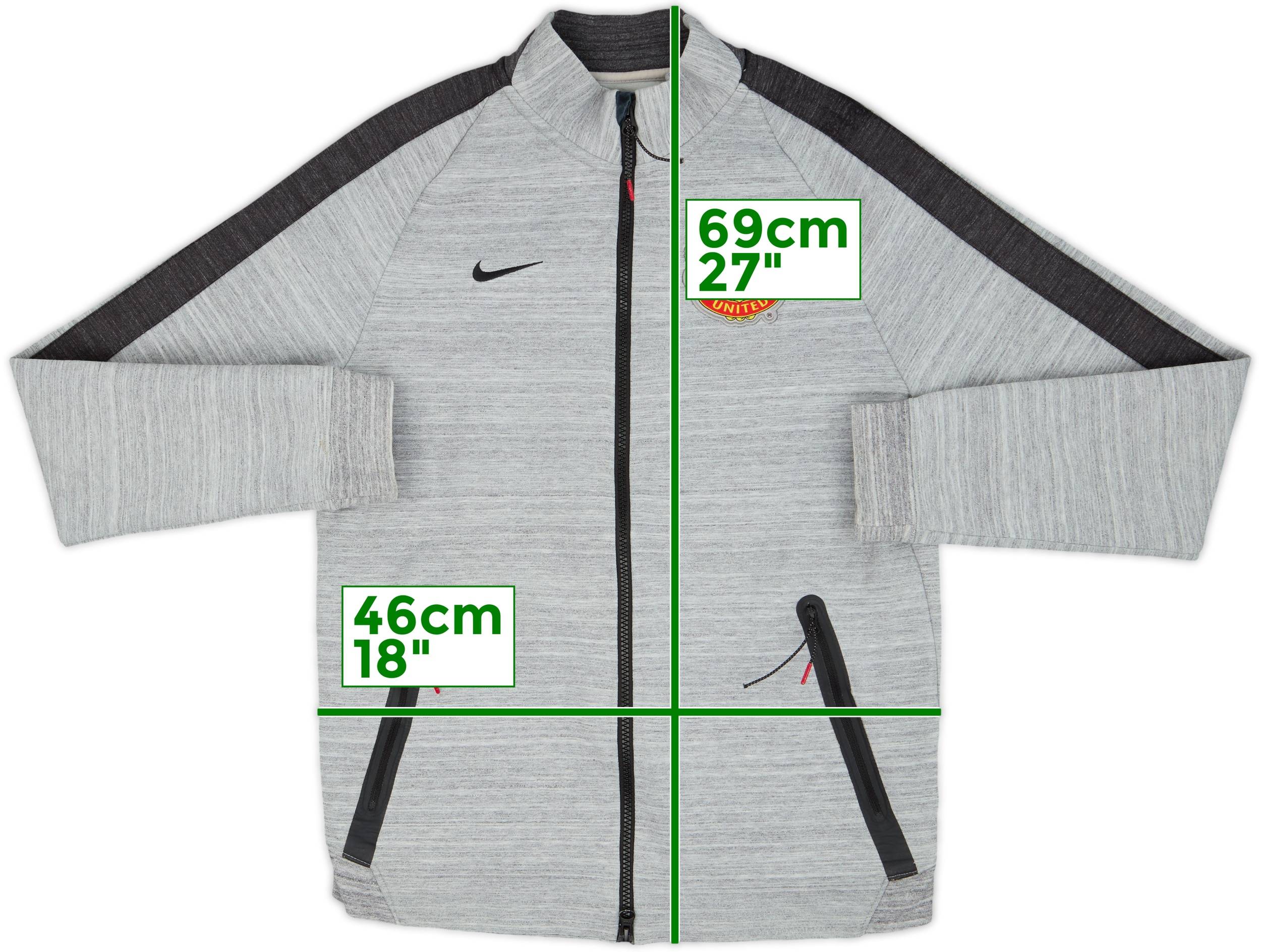 2014-15 Manchester United Nike Tech Fleece - 8/10 - (S)