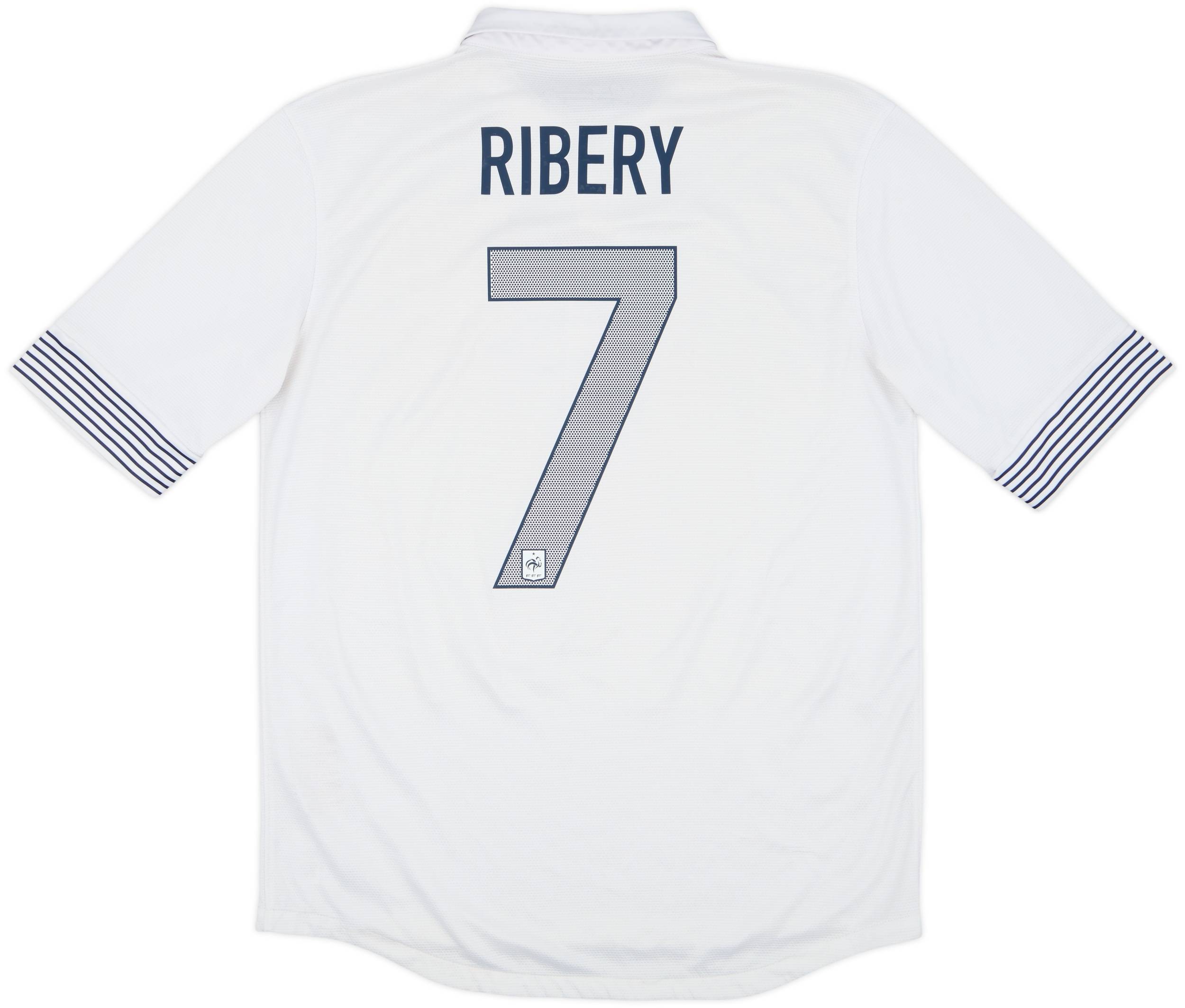 2012-13 France Authentic Away Shirt Ribery #7 - 7/10 - (M)