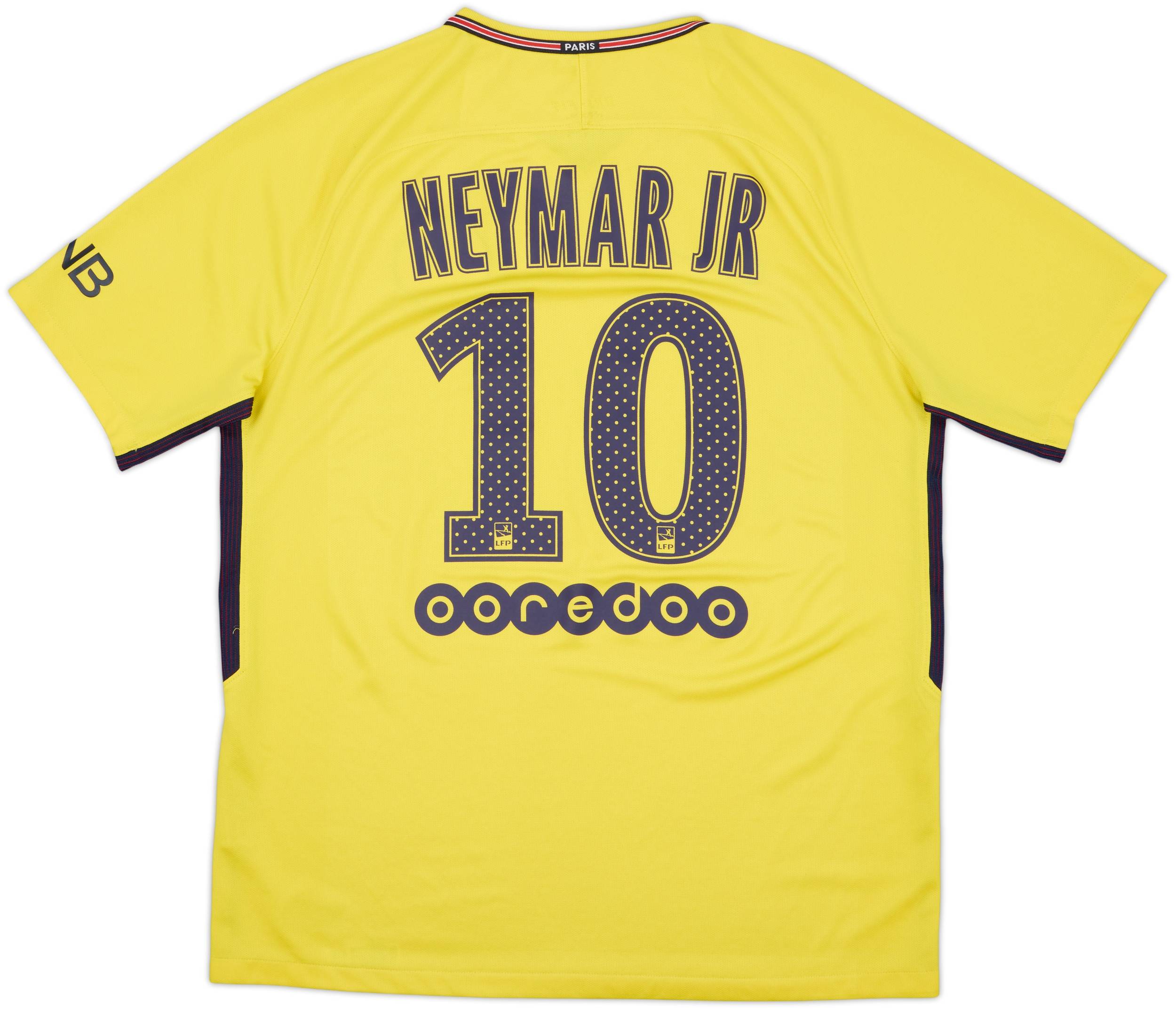 2017-18 Paris Saint-Germain Away Shirt Neymar Jr #10 - 8/10 - (L)
