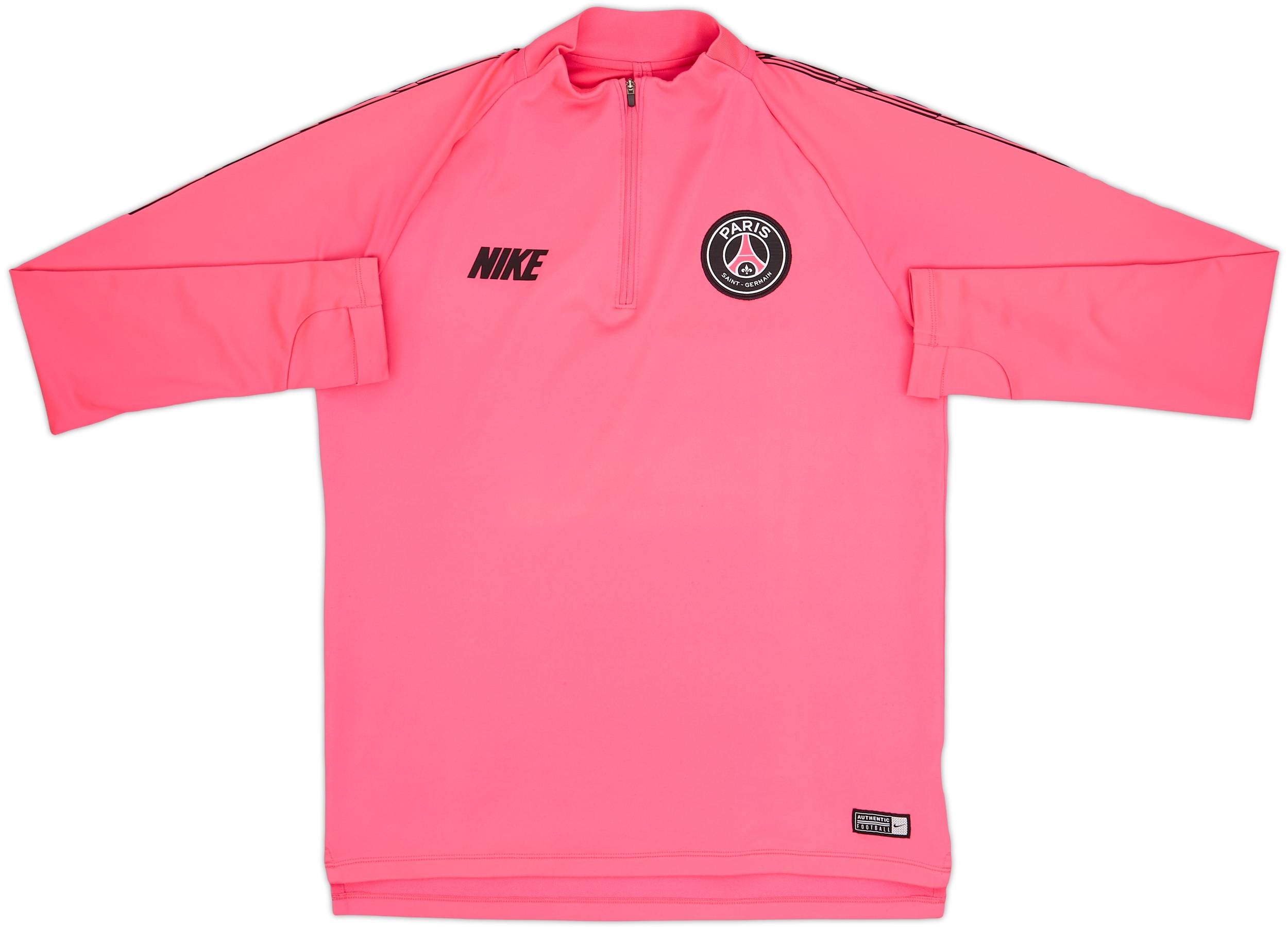 2019-20 Paris Saint-Germain Nike 1/4 Zip Drill Top - 7/10 - (M)