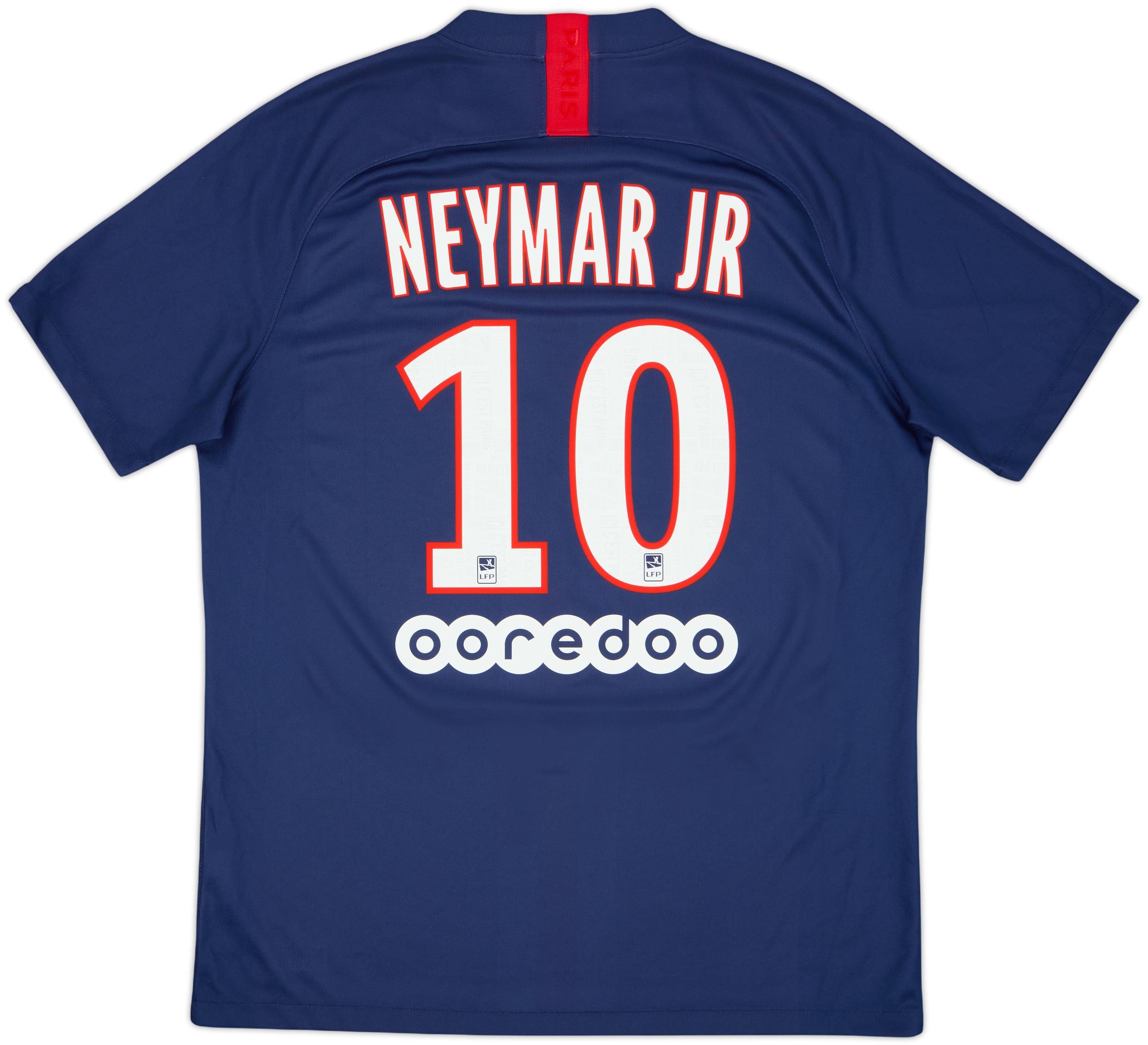 2019-20 Paris Saint-Germain Home Shirt Neymar Jr #10 - 10/10 - (L)
