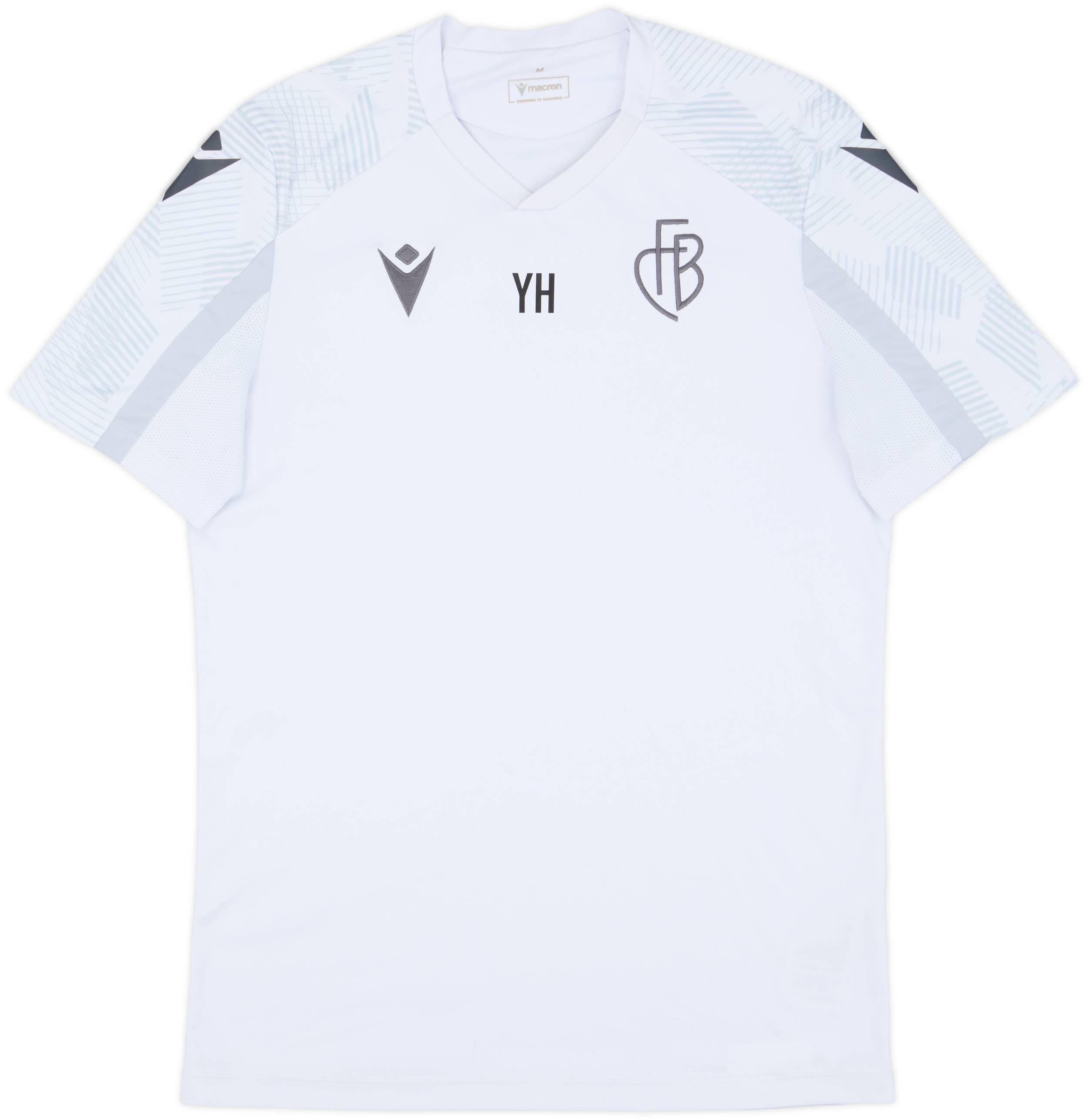 2022-23 FC Basel Staff Issue Macron Training Shirt YH - 9/10 - (M)