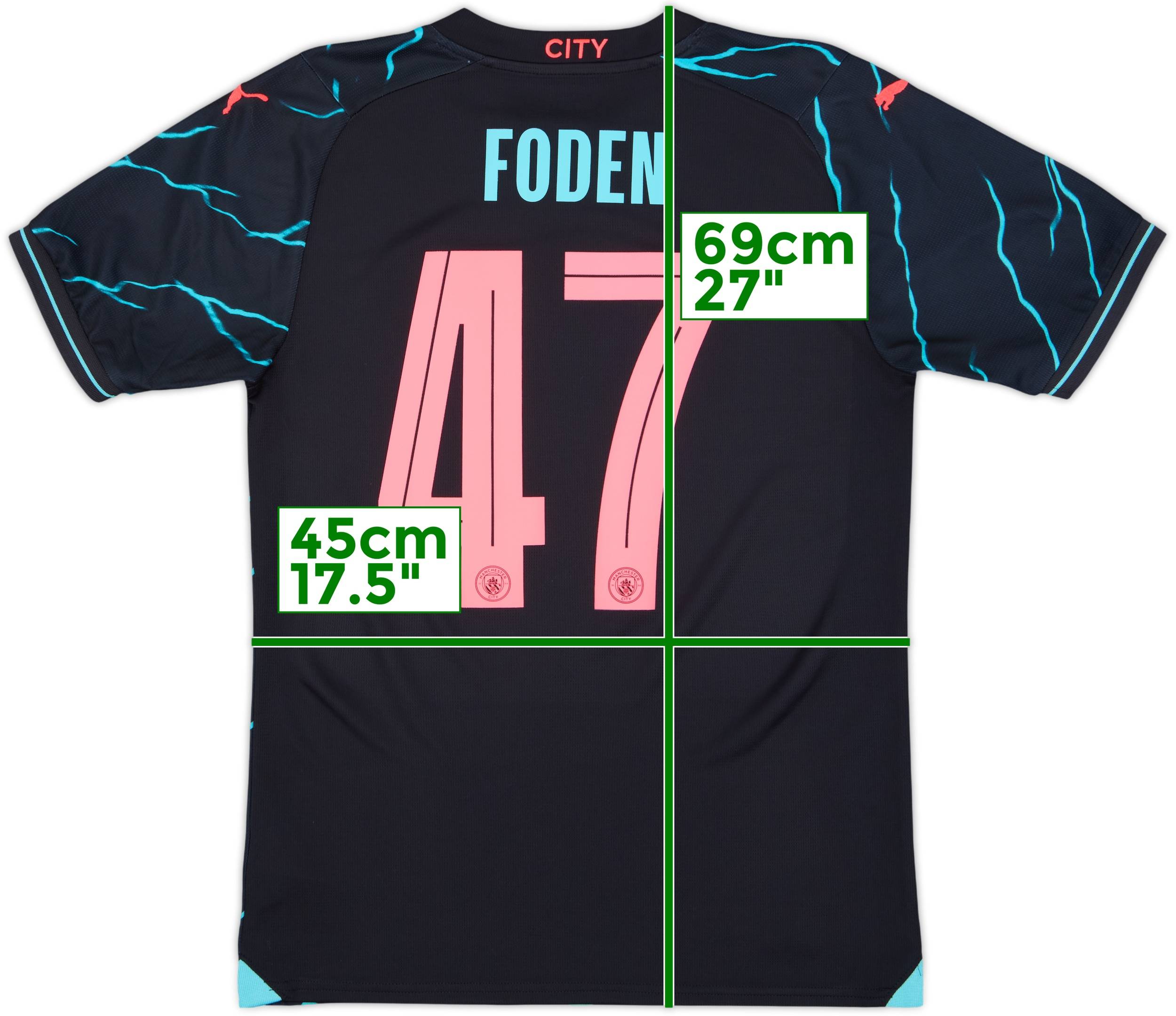 2023-24 Manchester City Third Shirt Foden #47 - 10/10 - (S)