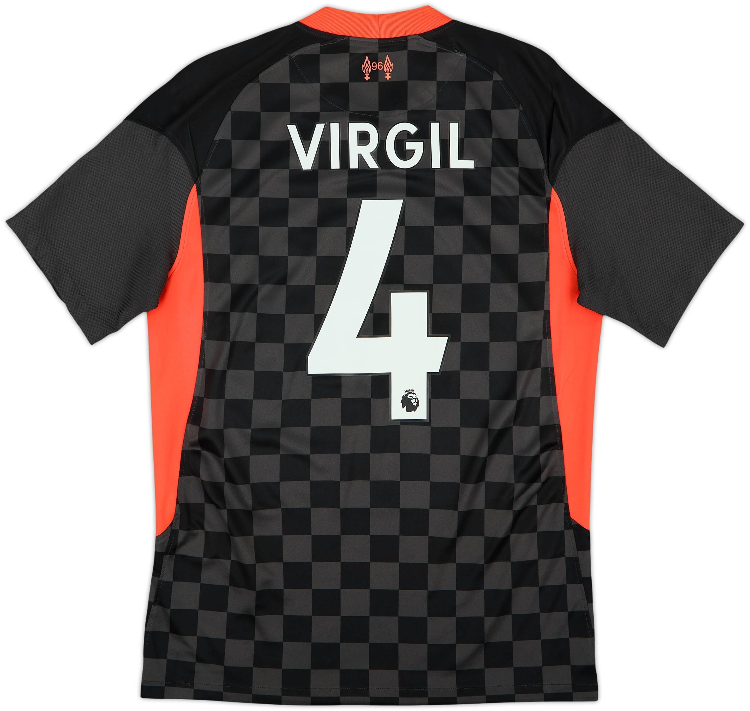 2020-21 Liverpool Third Shirt Virgil #4 - 9/10 - (S)