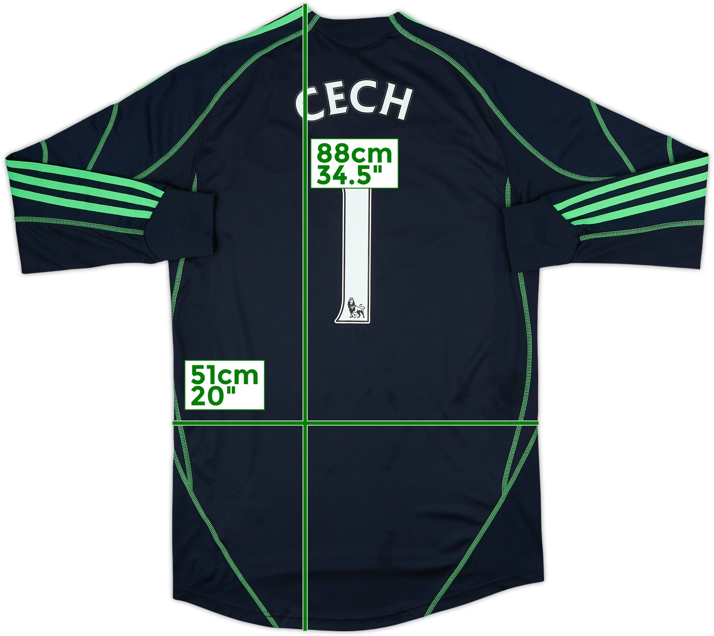 2009-10 Chelsea GK Shirt Cech #1 - 8/10 - (M)