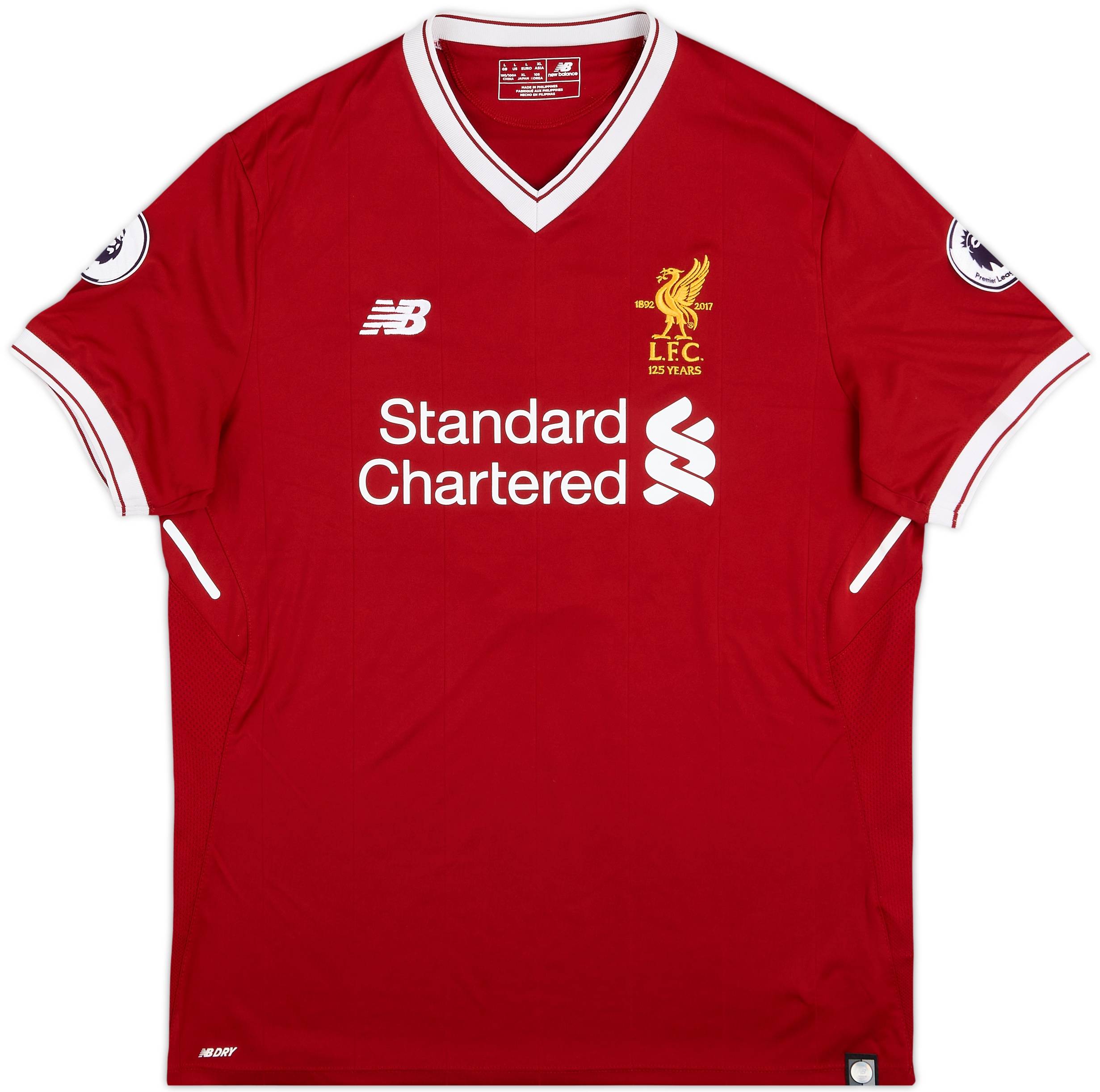 2017-18 Liverpool 125 Years Home Shirt Wijnaldum #5 - 5/10 - (L)