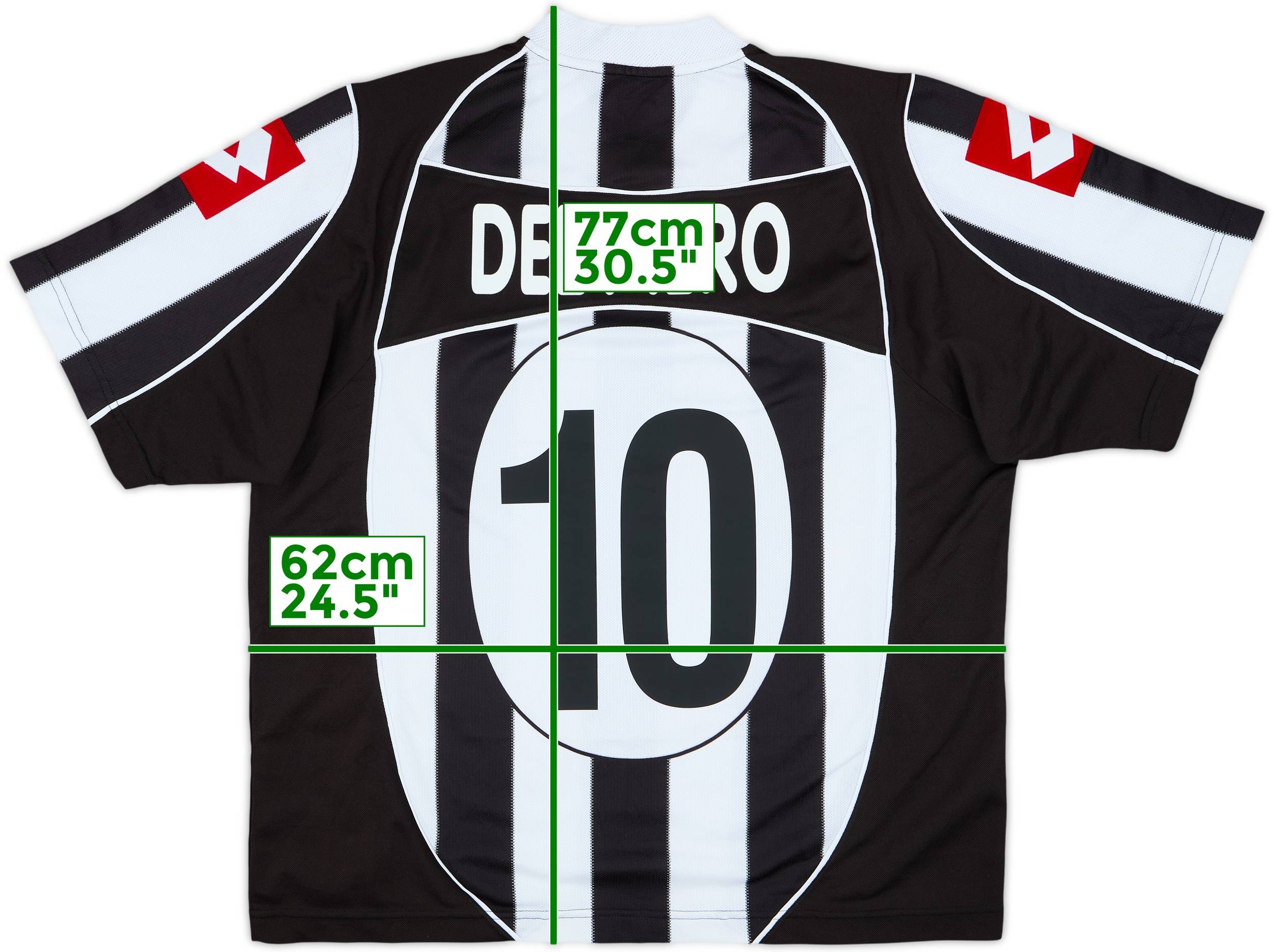 2002-03 Juventus Home Shirt Del Piero #10 - 9/10 - (L)