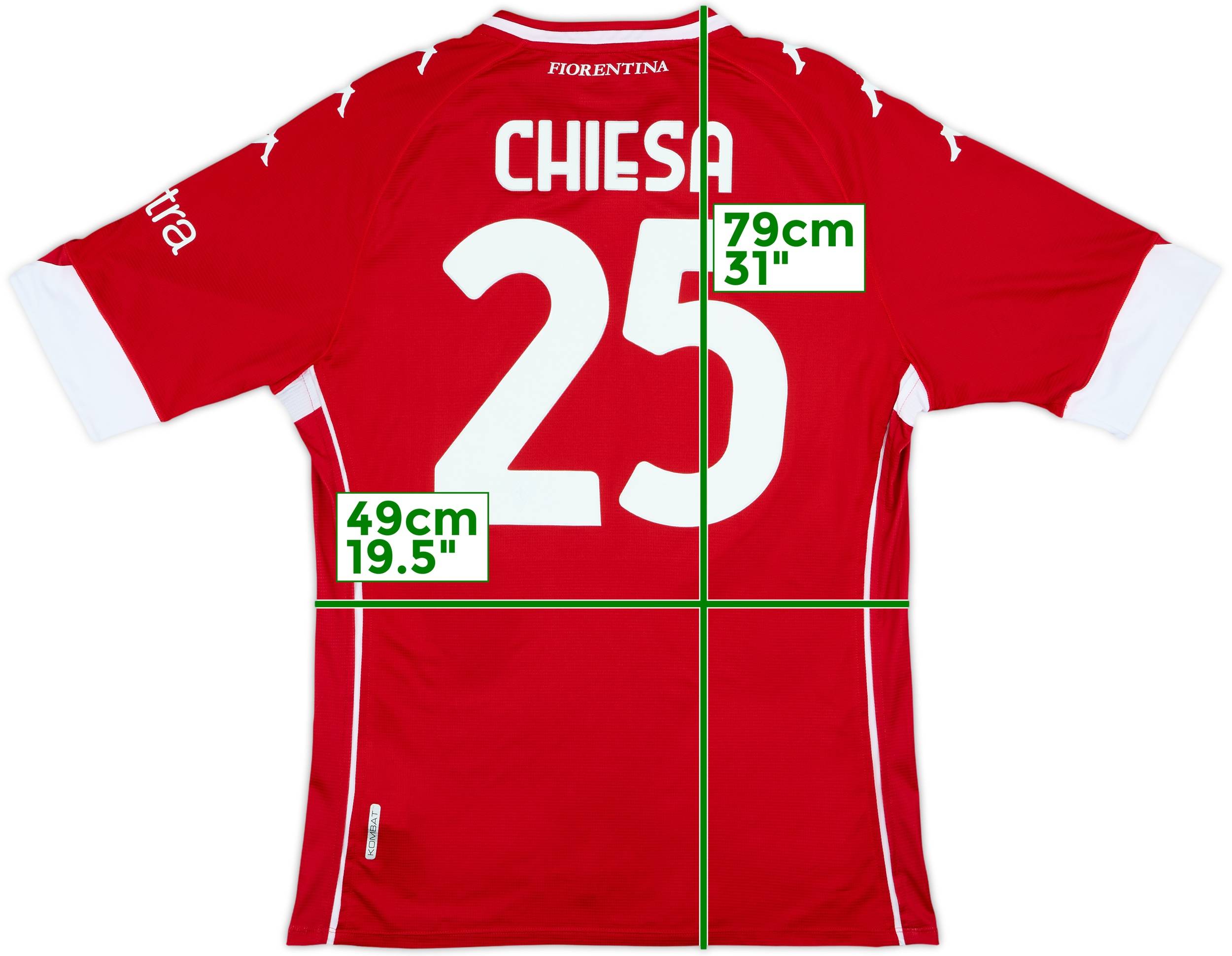 2020-21 Fiorentina Third Shirt Chiesa #25 - 8/10 - (3XL)