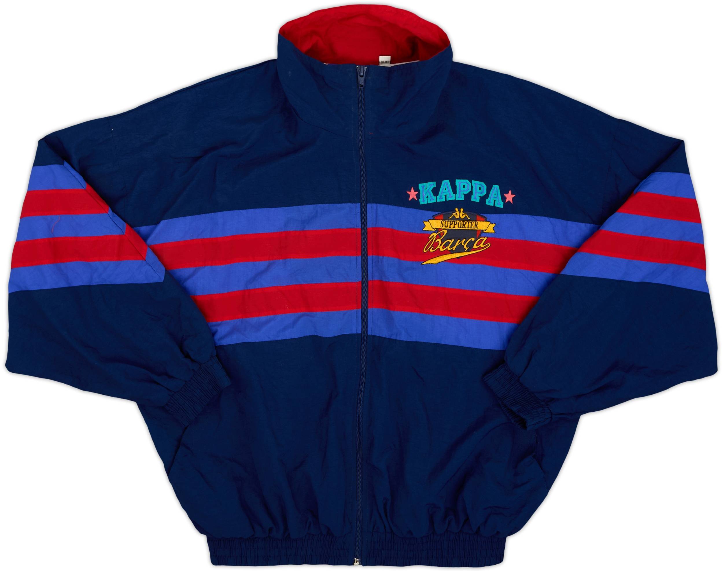 1993-94 Barcelona Fanclub Kappa Track Jacket - 8/10 - (S)