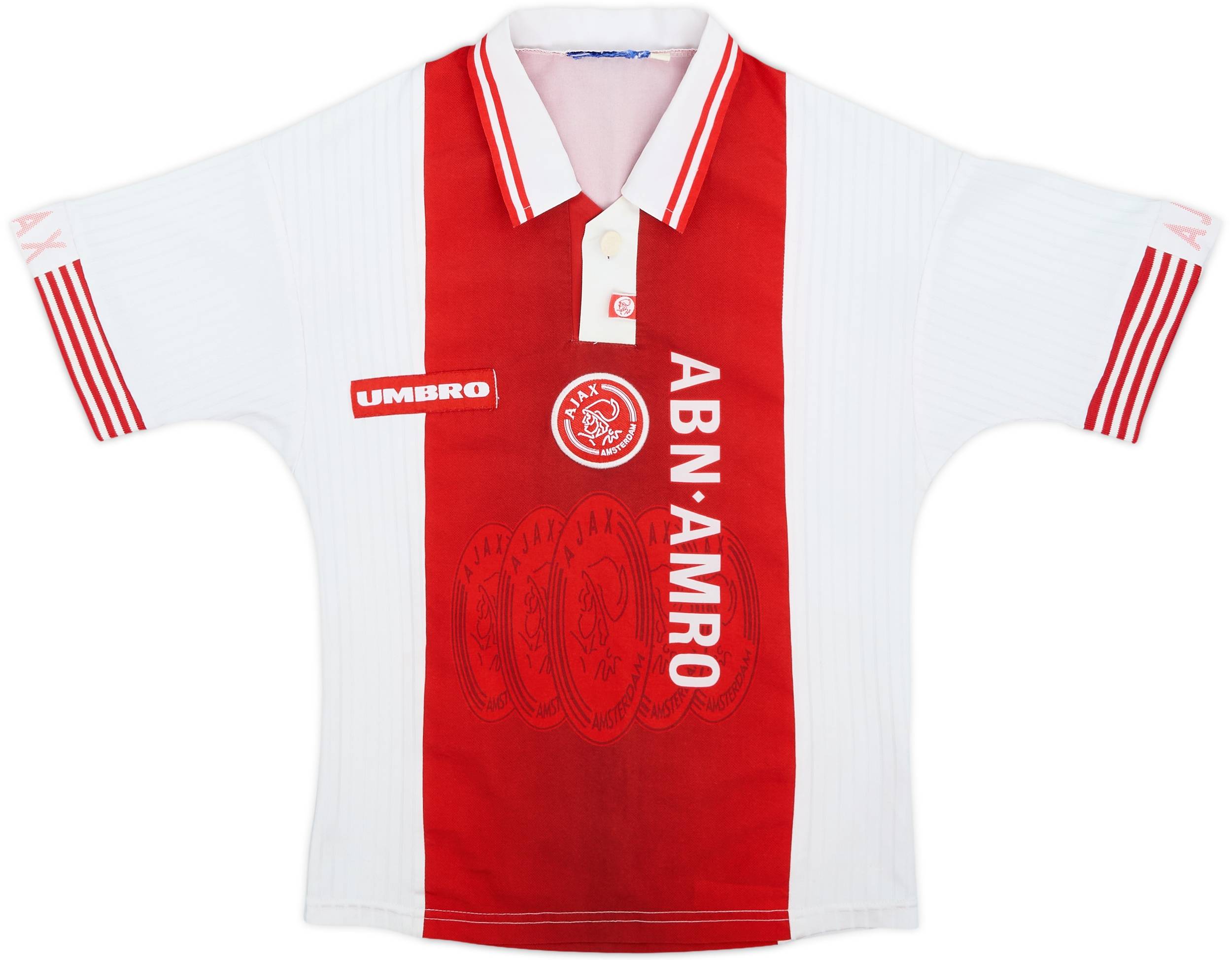 1997-98 Ajax Home Shirt - 9/10 - (M.Boys)