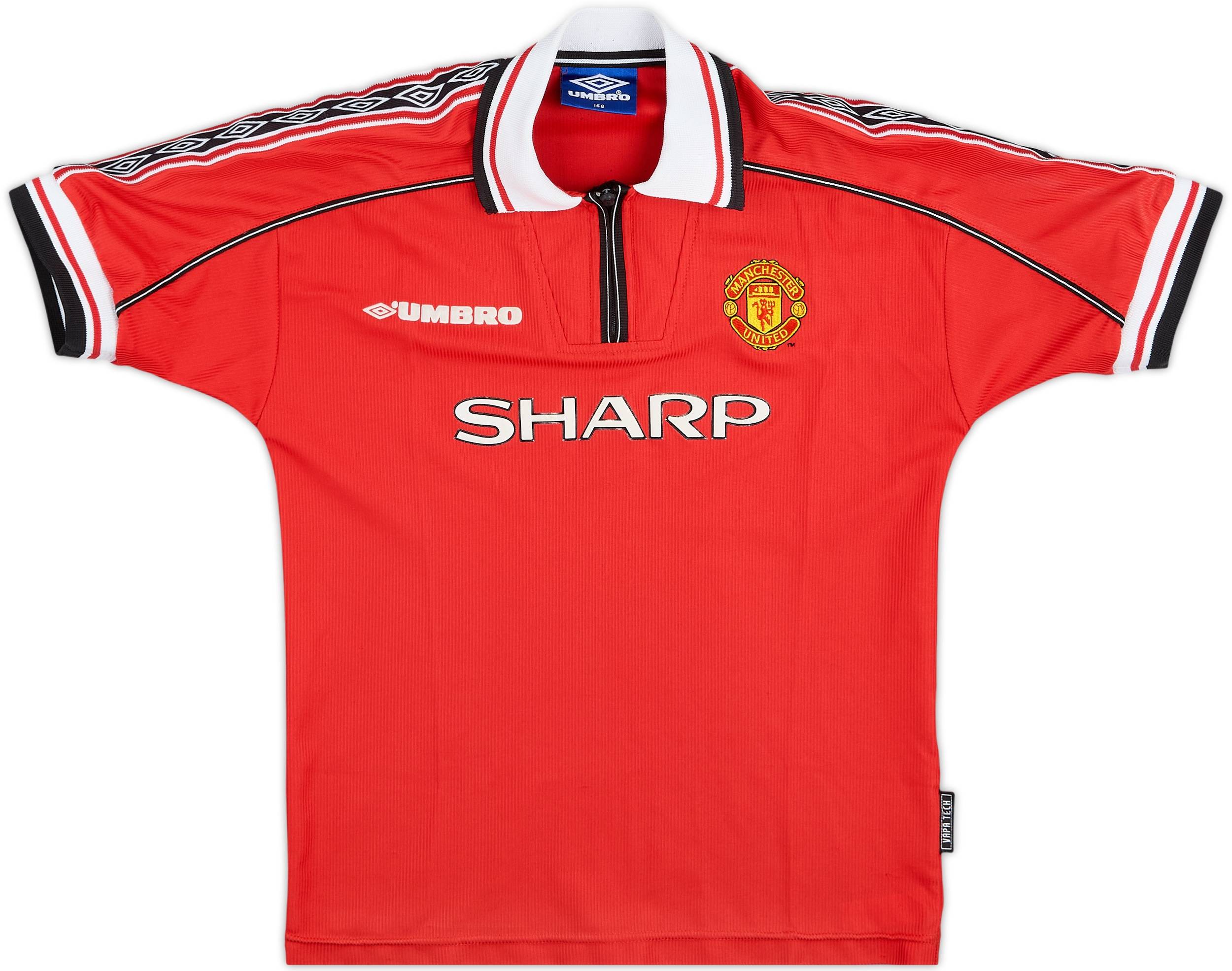【正規1998-00 UMBRO Manchester United 】 1998-00 Manchester United Home Shirt - 7/10 - (L.Boys)