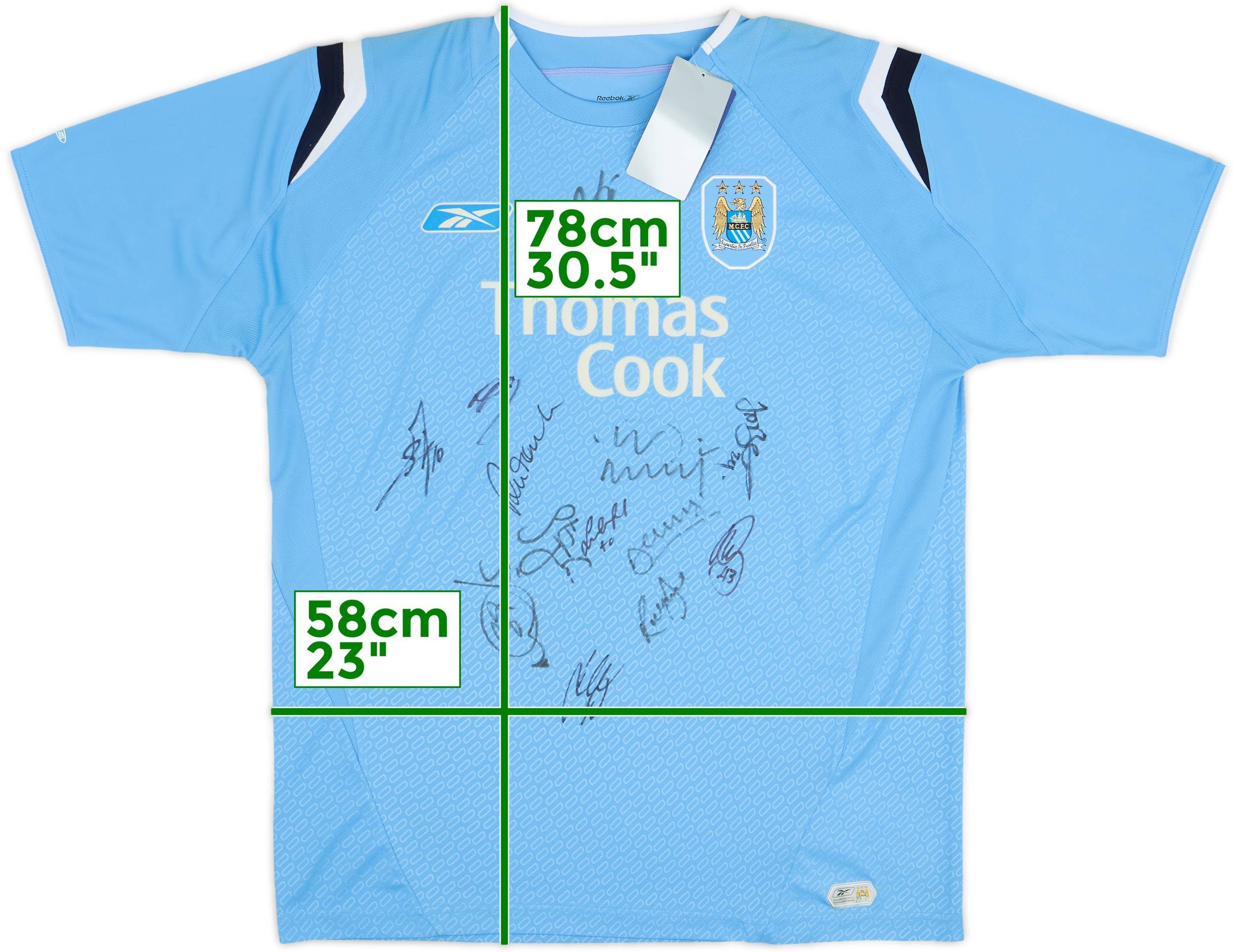 2004-05 Manchester City Signed Home Shirt (XL)