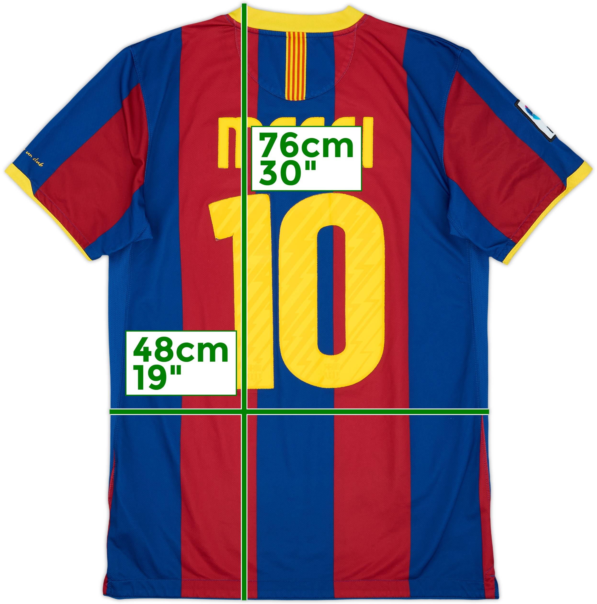 2010-11 Barcelona Home Shirt Messi #10 - 6/10 - (M)
