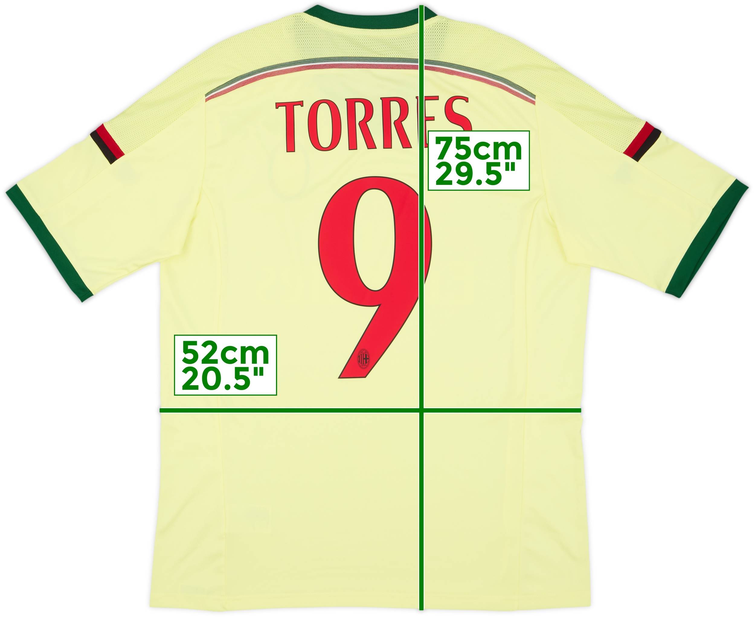 AC Milan Away football shirt 2013 - 2014. Sponsored by Emirates, image size:2500x2042