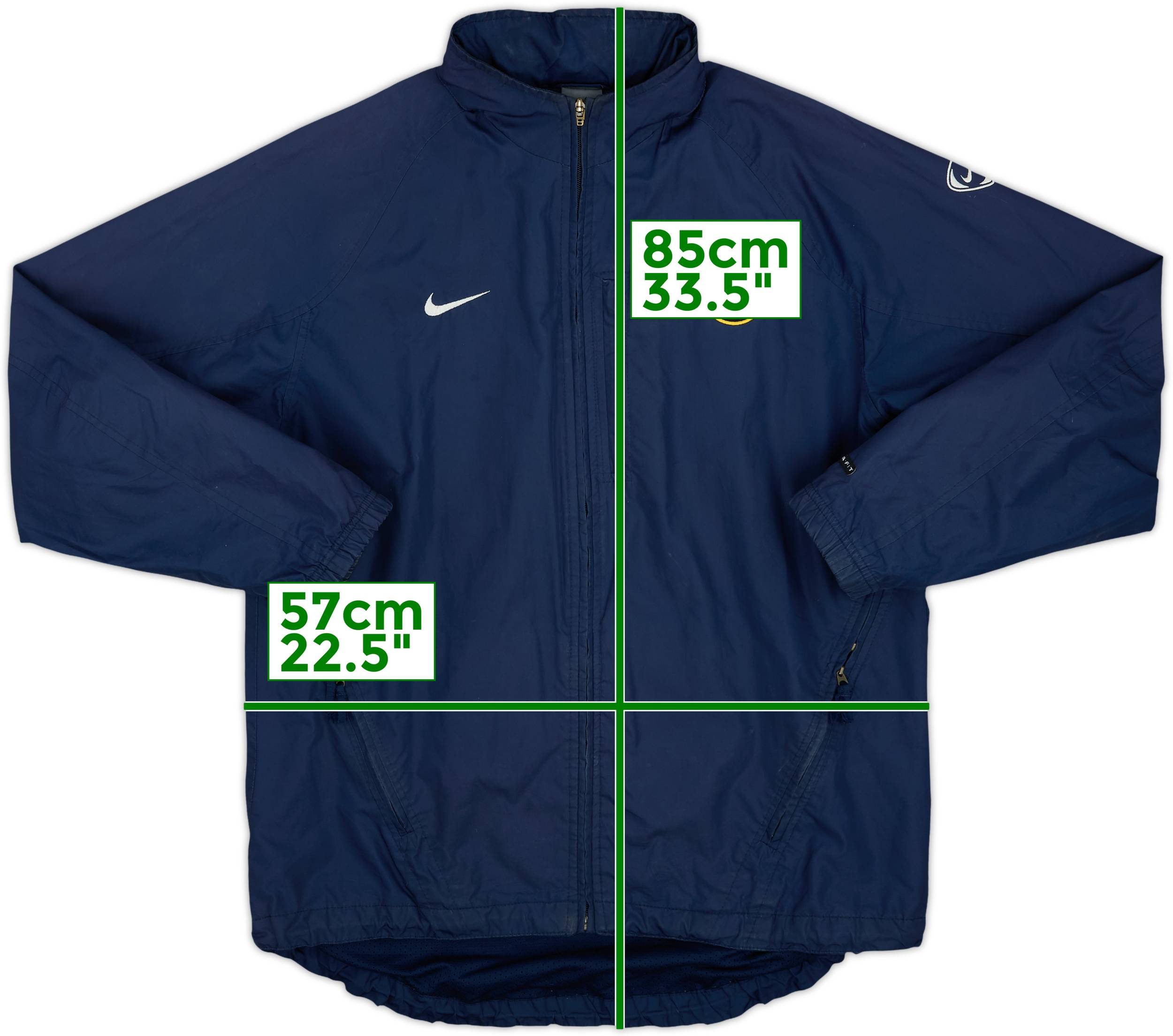 2003-04 Inter Milan Nike Hooded Rain Jacket - 7/10 - (M)
