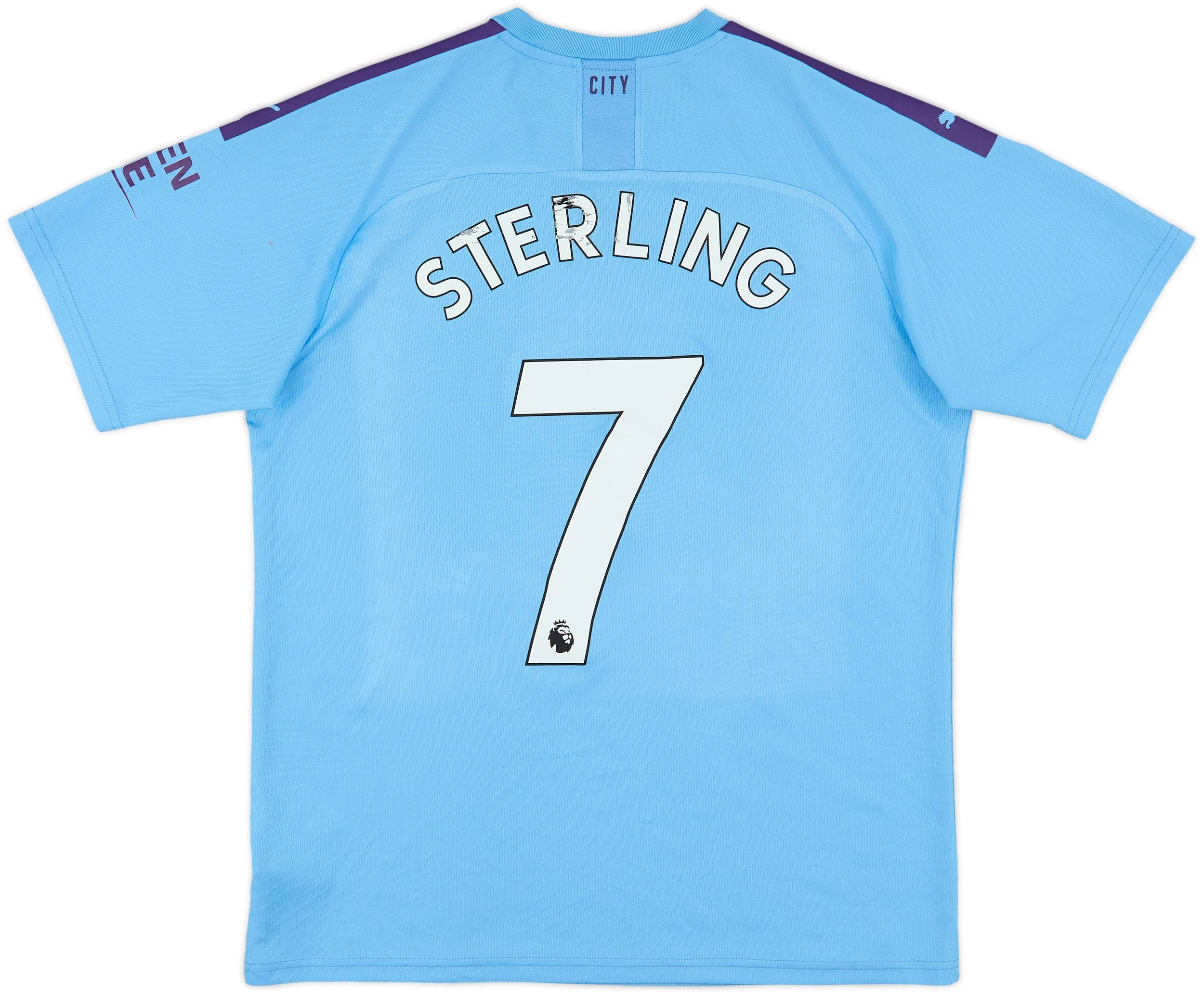 2019-20 Manchester City Home Shirt Sterling #7 - 5/10 - (L)